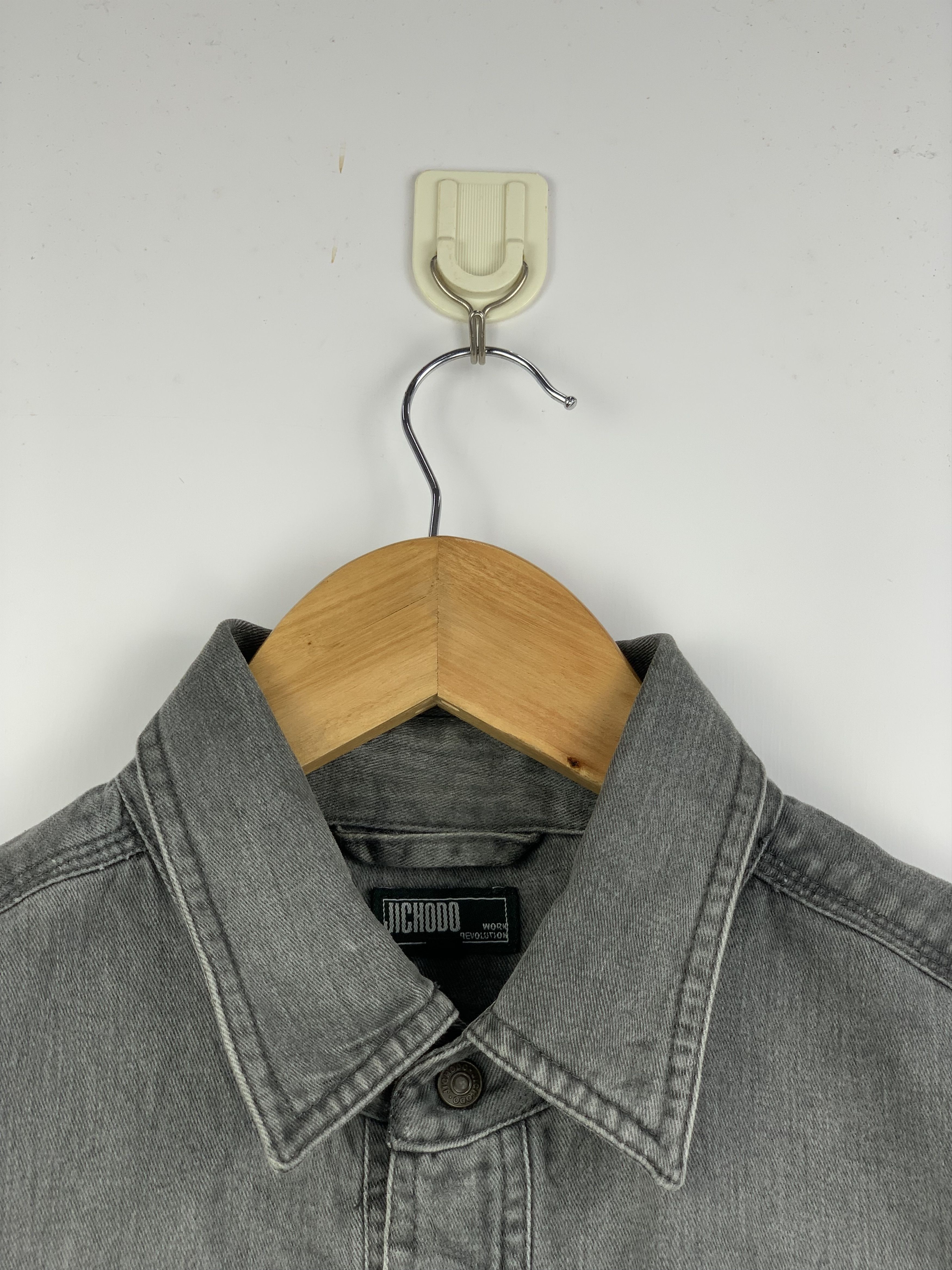 Japanese Brand Vintage JHICODO Button Up Long Sleeve Shirts Size US M / EU 48-50 / 2 - 2 Thumbnail