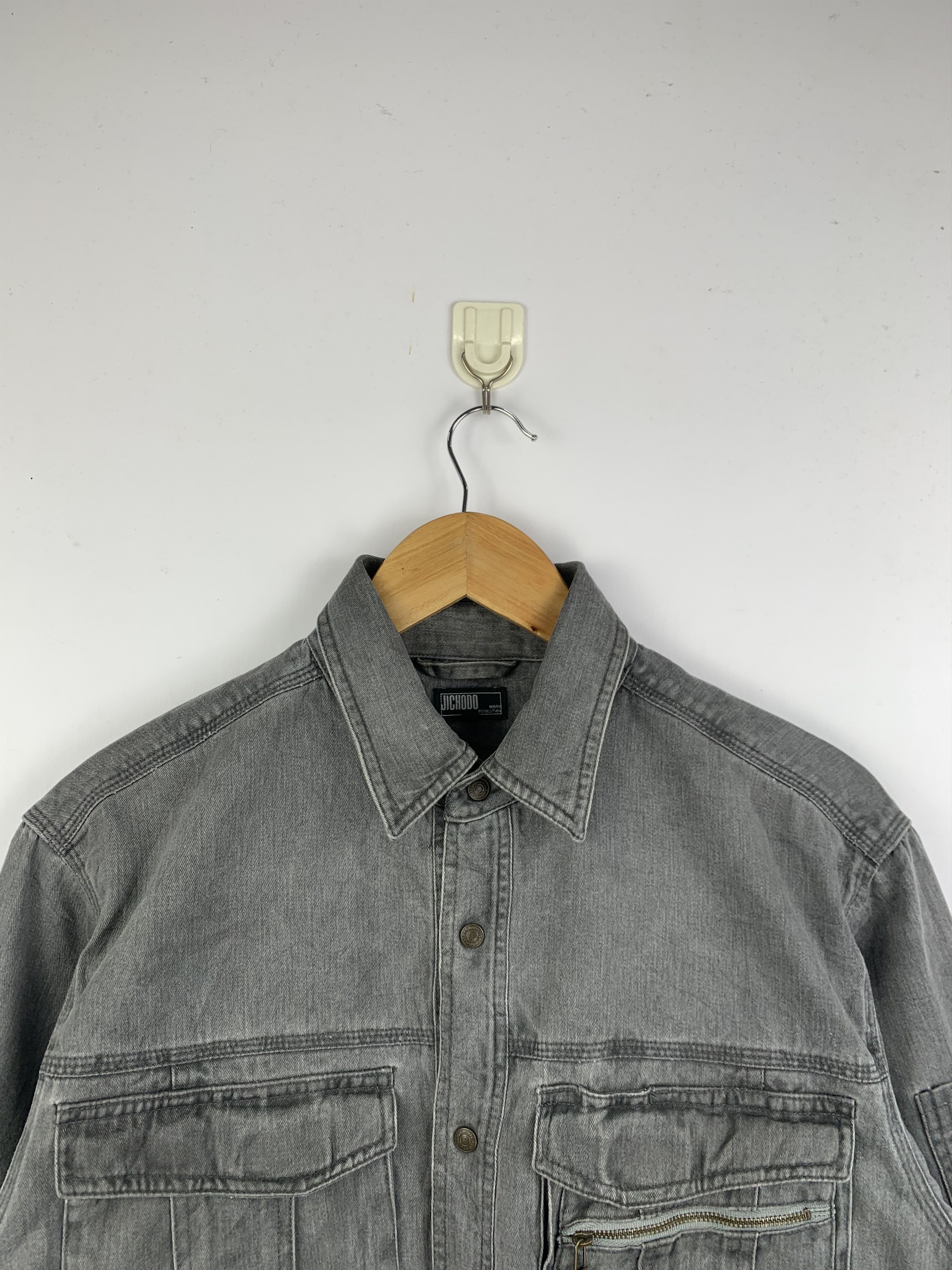Japanese Brand Vintage JHICODO Button Up Long Sleeve Shirts Size US M / EU 48-50 / 2 - 3 Thumbnail