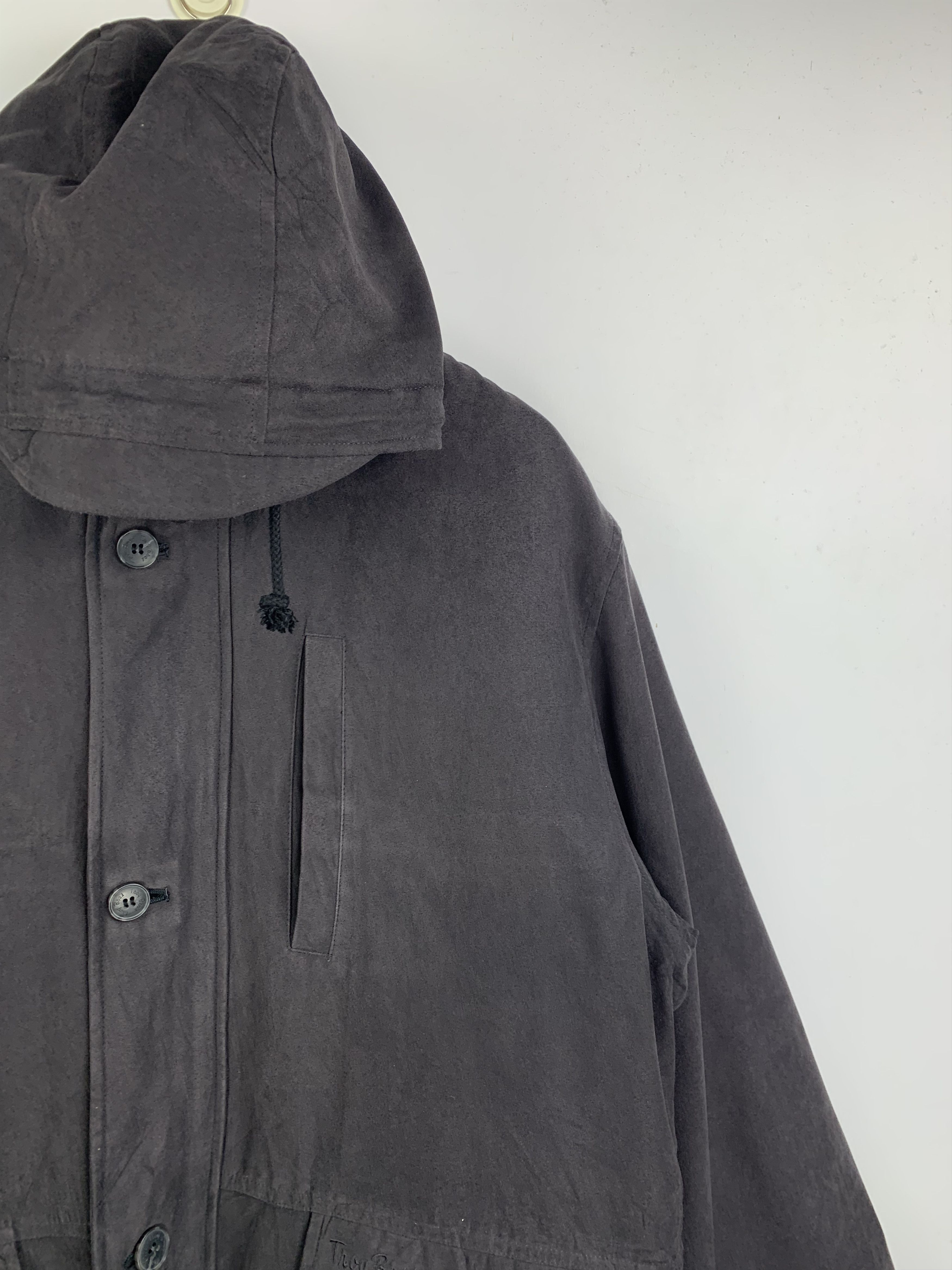Japanese Brand Vintage Troy Bros Zip Up Hoodie Cotton Canvas Jacket Size US M / EU 48-50 / 2 - 4 Thumbnail