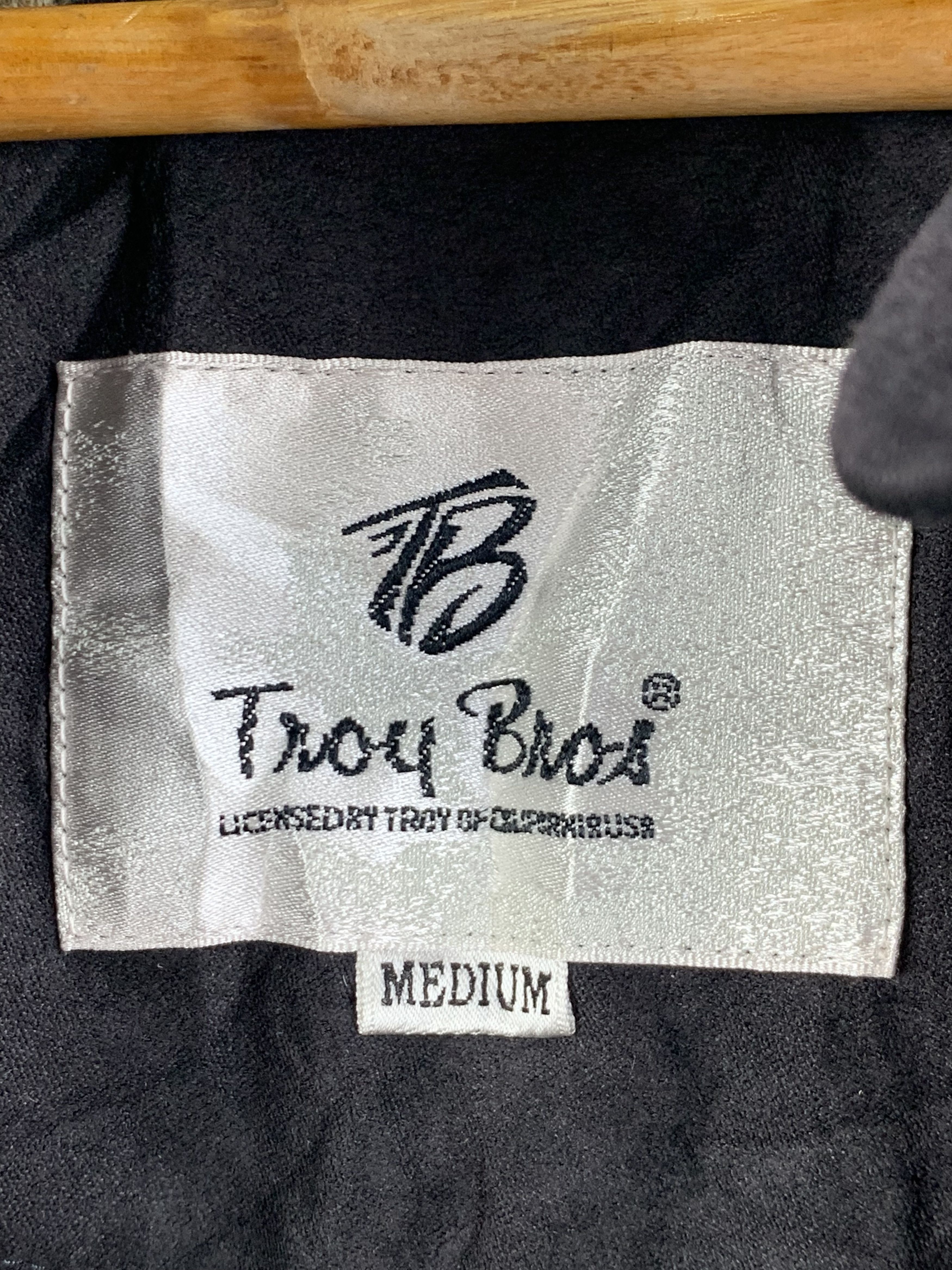 Japanese Brand Vintage Troy Bros Zip Up Hoodie Cotton Canvas Jacket Size US M / EU 48-50 / 2 - 12 Thumbnail