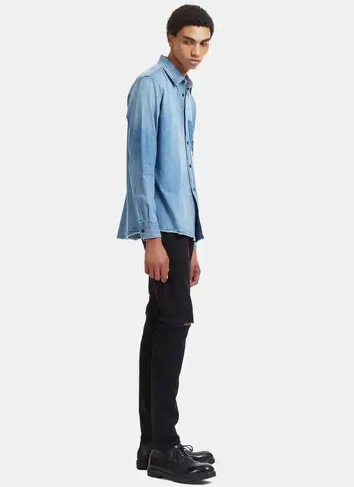 Hedi Slimane × Saint Laurent Paris Saint Laurent D02 Ripped denim size 30 Size US 30 / EU 46 - 13 Thumbnail
