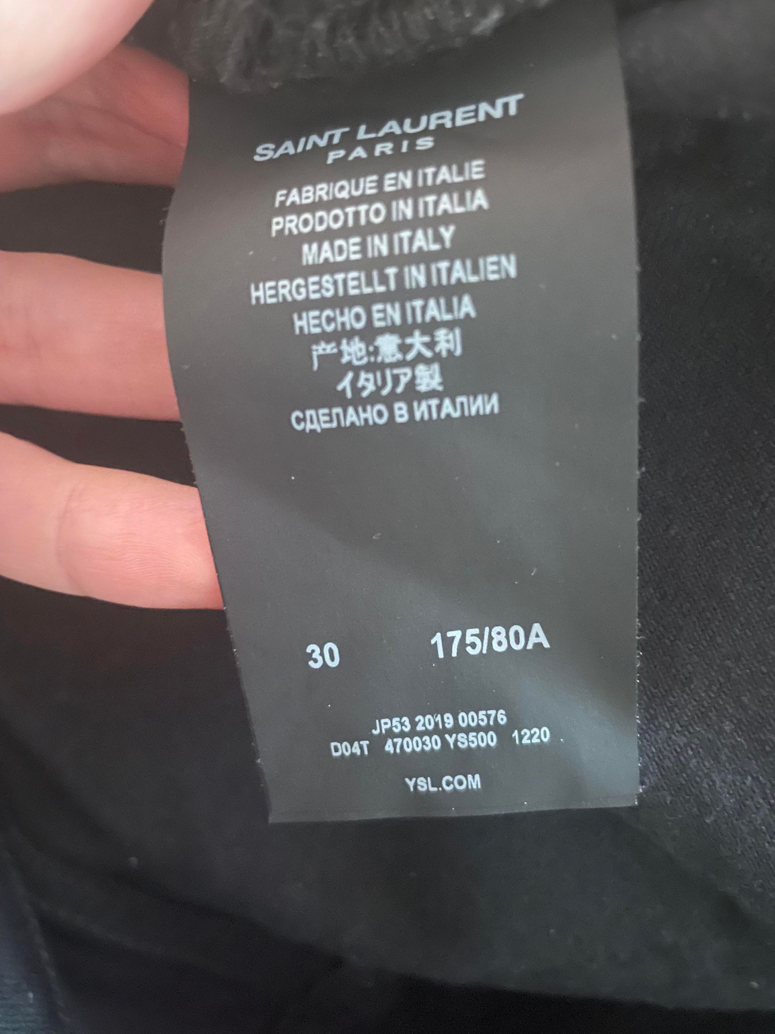 Hedi Slimane × Saint Laurent Paris Saint Laurent D02 Ripped denim size 30 Size US 30 / EU 46 - 6 Thumbnail