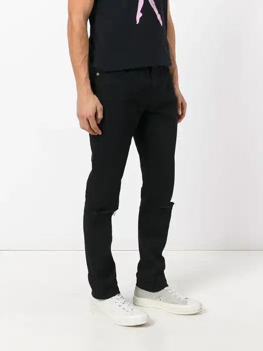 Hedi Slimane × Saint Laurent Paris Saint Laurent D02 Ripped denim size 30 Size US 30 / EU 46 - 19 Thumbnail
