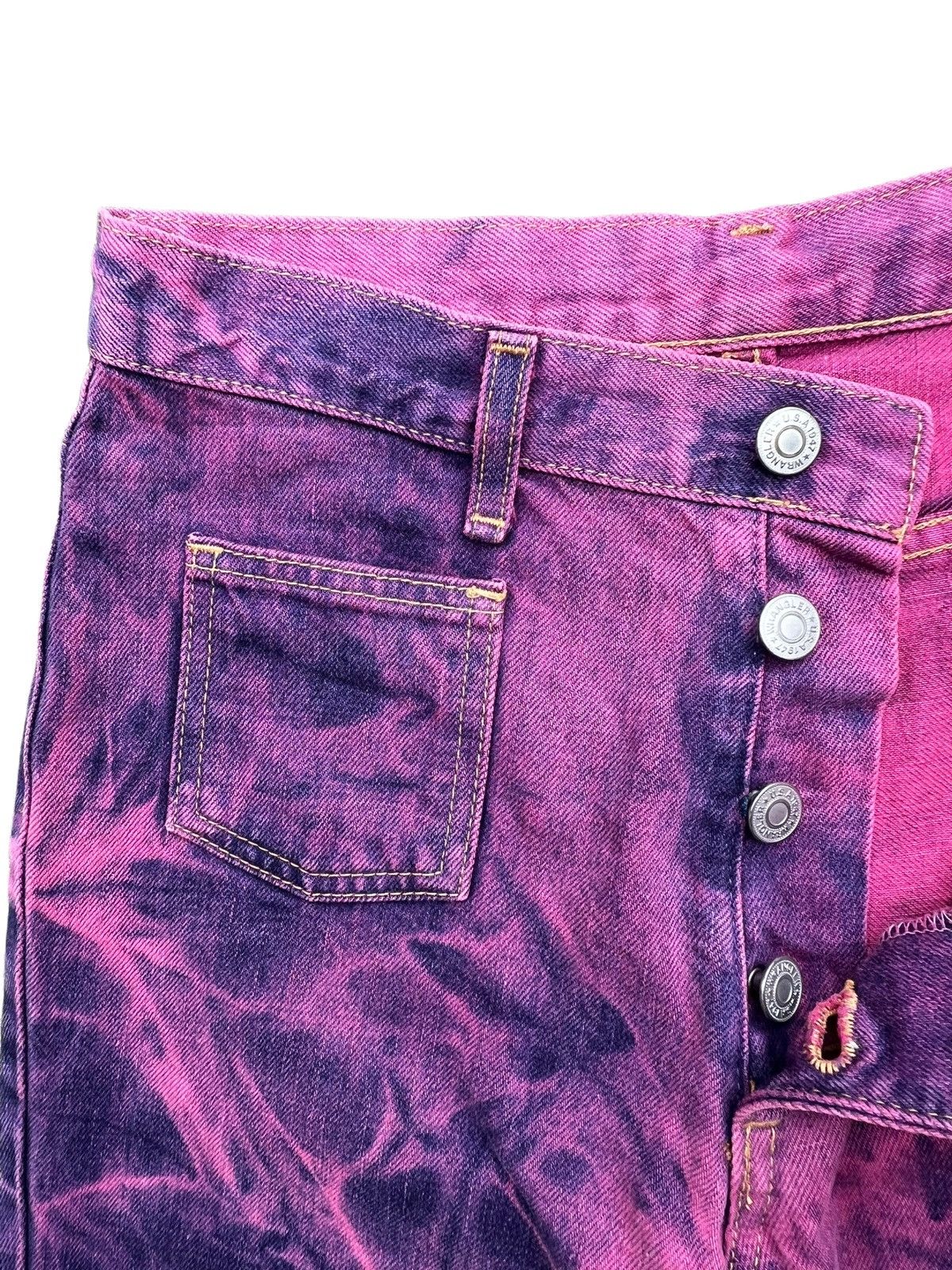 Vintage Vintage Wrangler Bush Denim Flare Purple Jeans 28 Size 28" / US 6 / IT 42 - 8 Thumbnail