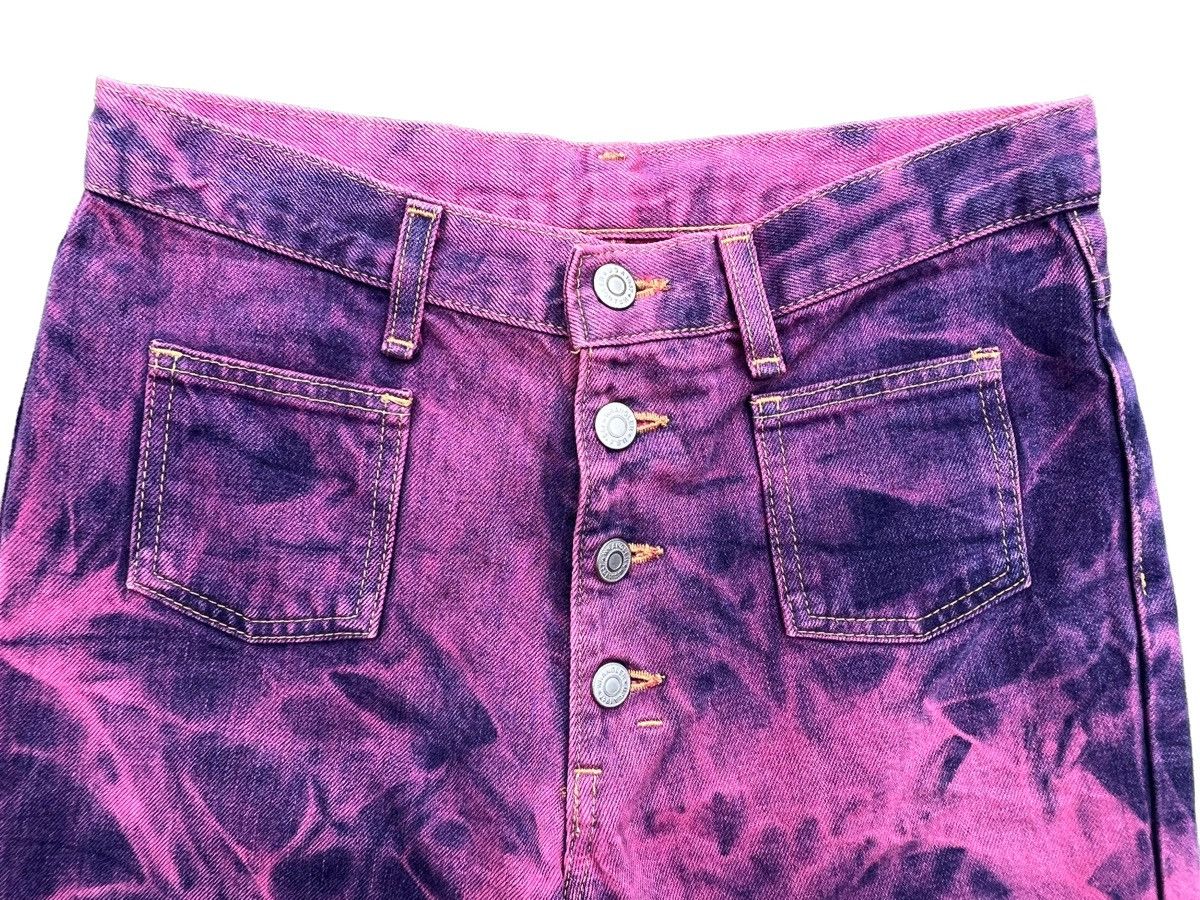 Vintage Vintage Wrangler Bush Denim Flare Purple Jeans 28 Size 28" / US 6 / IT 42 - 5 Thumbnail