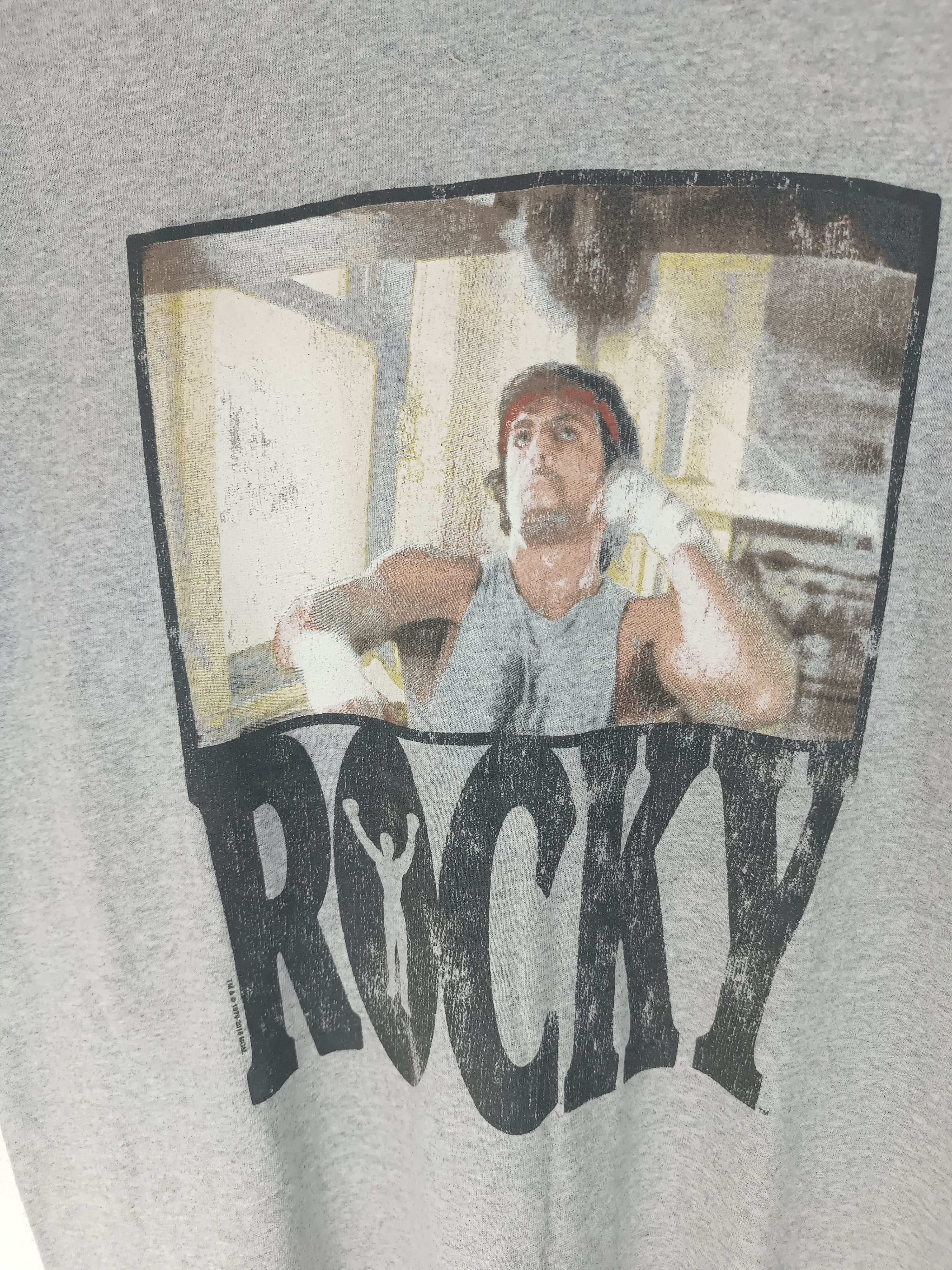 Other VINTAGE Y2K ROCKY MOVIE (rambo terminator chucky) Size US L / EU 52-54 / 3 - 4 Thumbnail