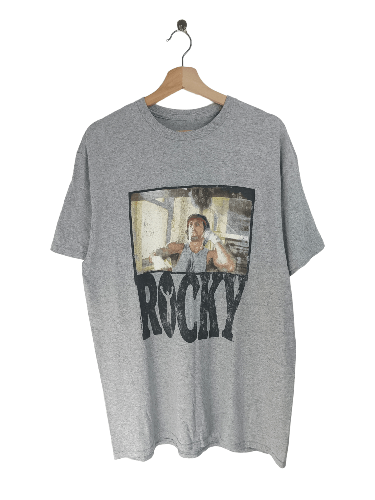 Other VINTAGE Y2K ROCKY MOVIE (rambo terminator chucky) Size US L / EU 52-54 / 3 - 1 Thumbnail