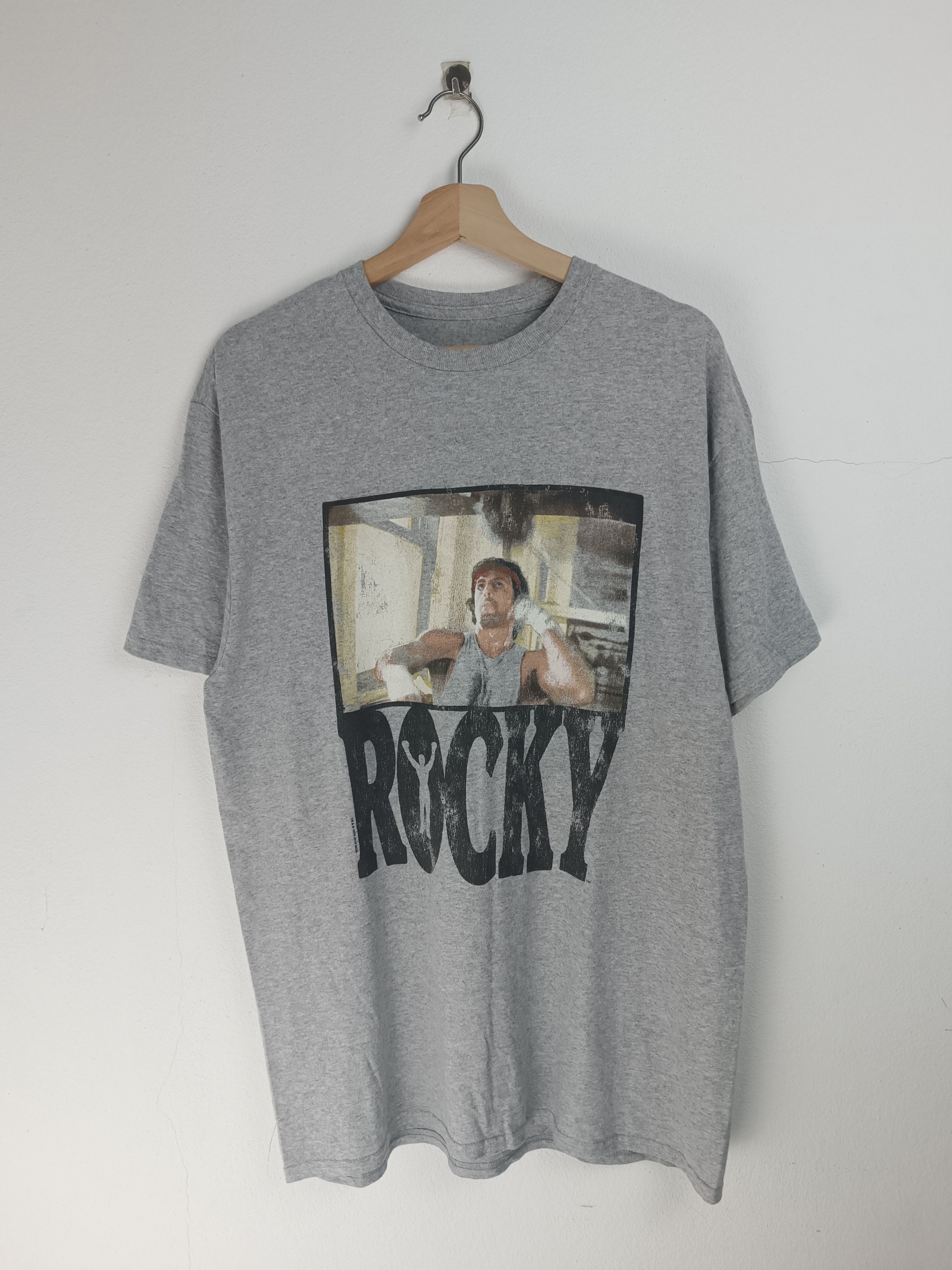 Other VINTAGE Y2K ROCKY MOVIE (rambo terminator chucky) Size US L / EU 52-54 / 3 - 3 Thumbnail