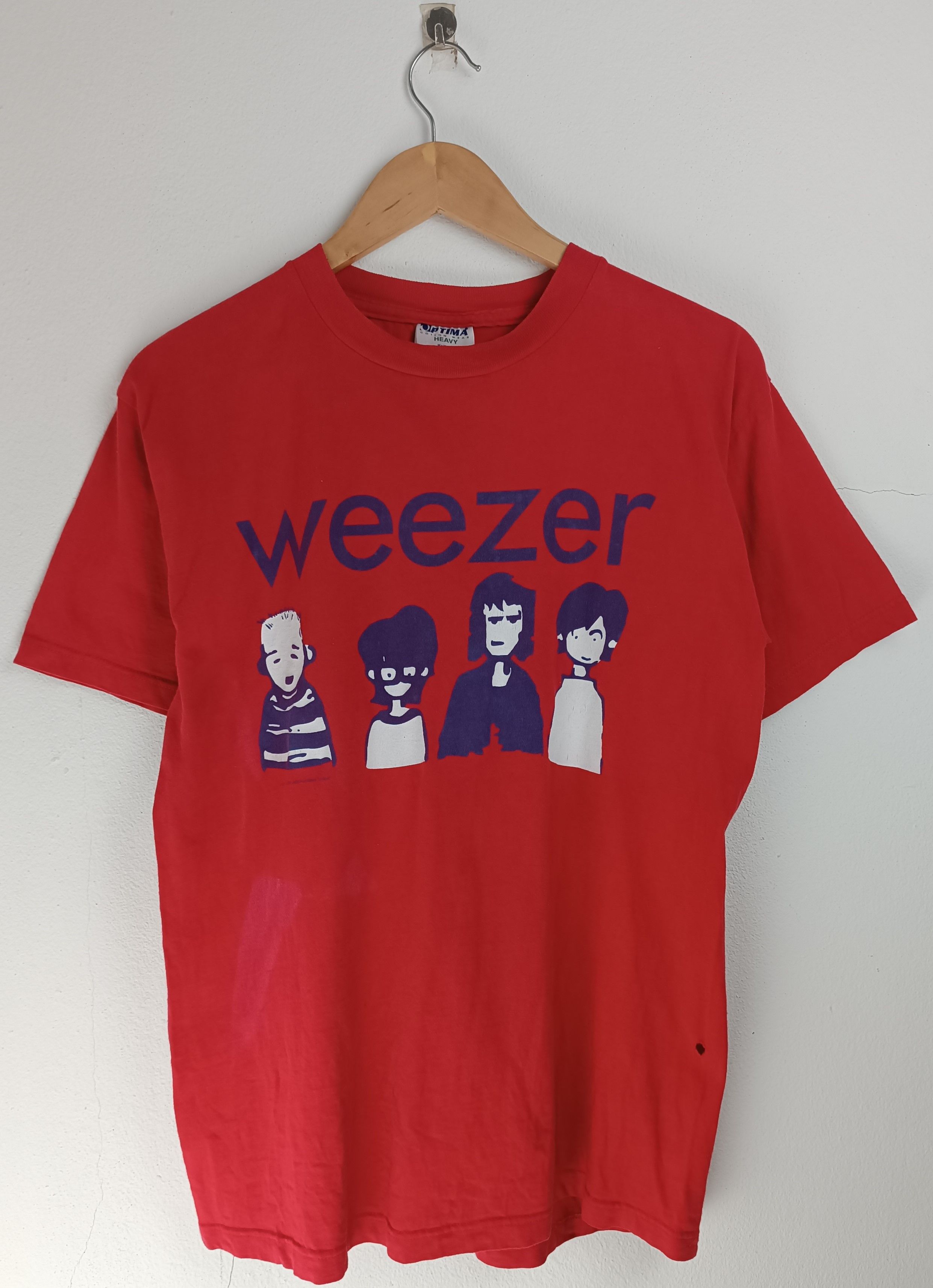 Band Tees VINTAGE 2000s WEEZER (smashing pumpkins radiohead foo) Size US M / EU 48-50 / 2 - 3 Thumbnail