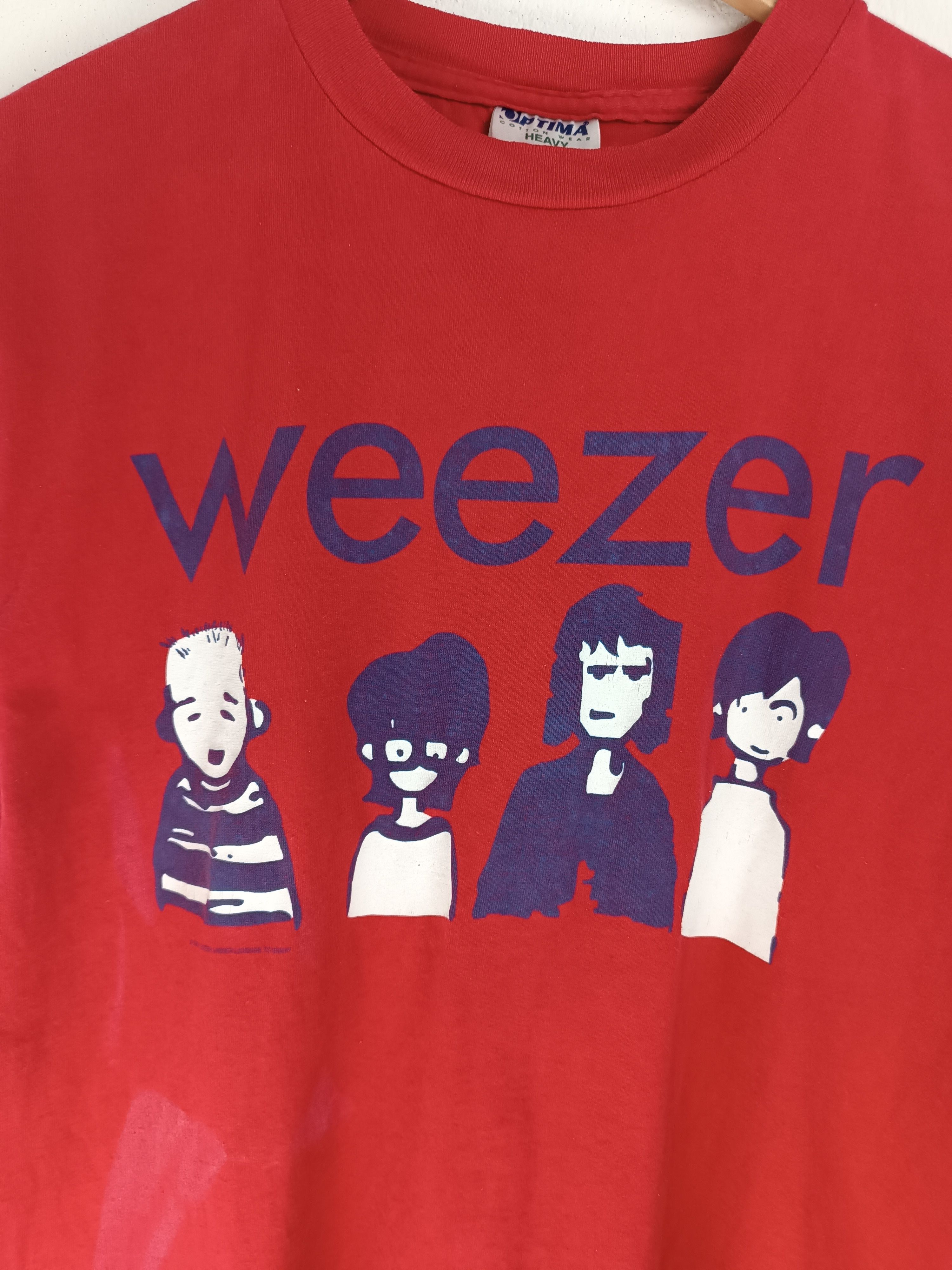 Band Tees VINTAGE 2000s WEEZER (smashing pumpkins radiohead foo) Size US M / EU 48-50 / 2 - 9 Thumbnail