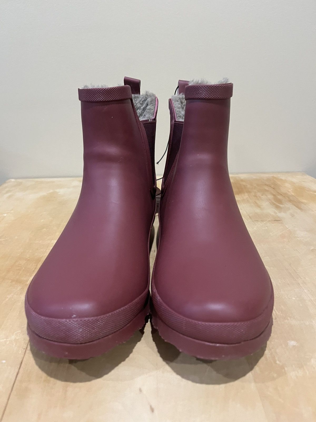 Other Purple Chelsea Rubber Rain Boots Size US 8 / IT 38 - 2 Thumbnail