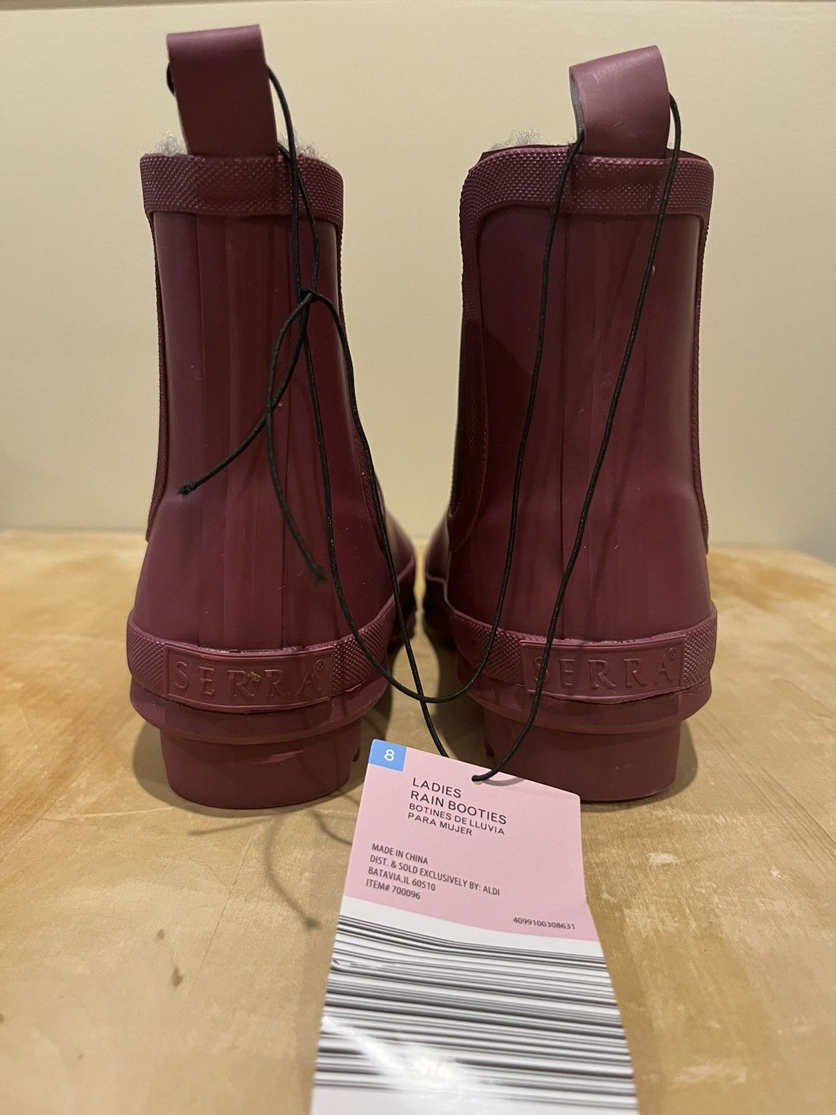 Other Purple Chelsea Rubber Rain Boots Size US 8 / IT 38 - 4 Thumbnail