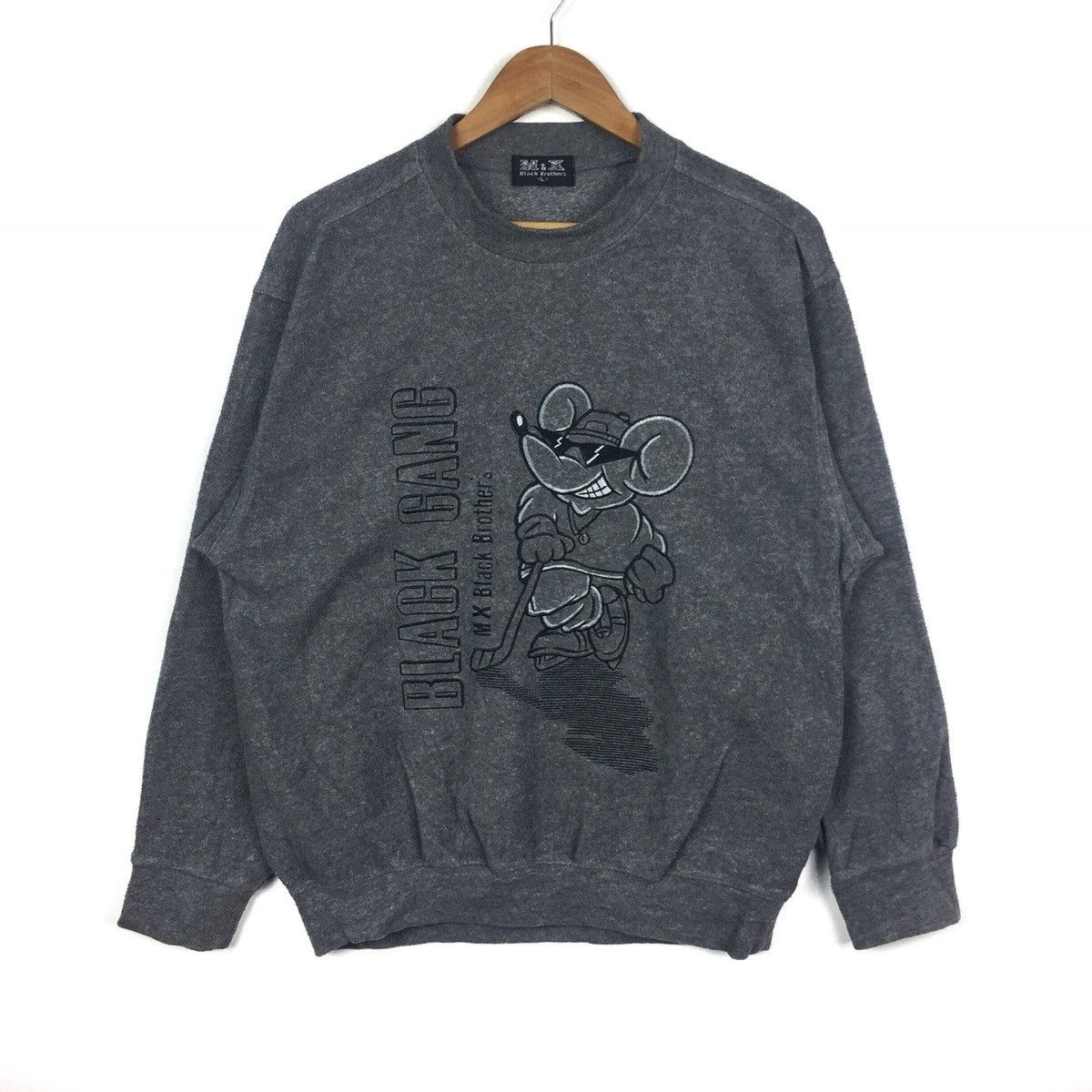 Vintage Black brothers sweatshirt jumper pullover casual Size US L / EU 52-54 / 3 - 1 Thumbnail
