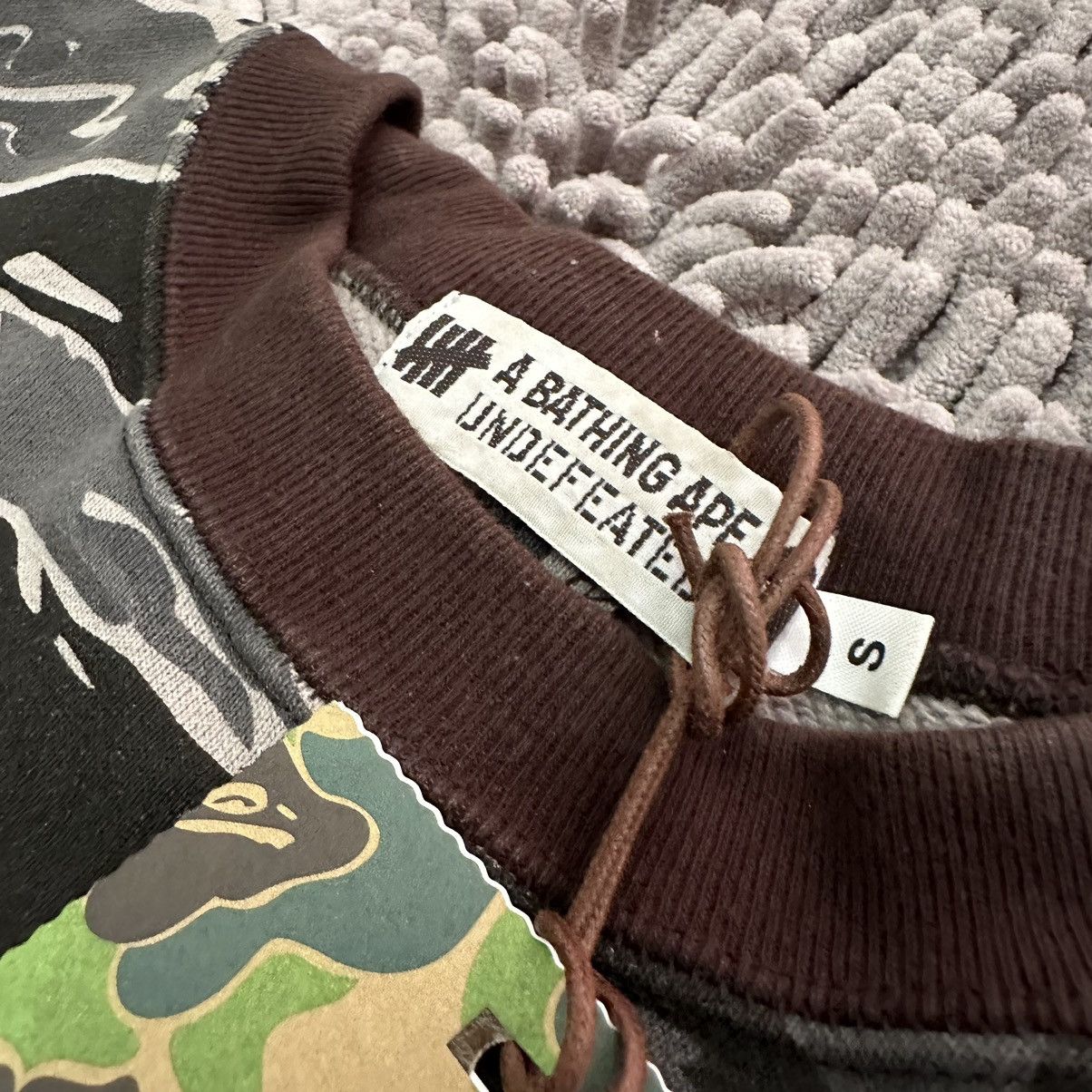 Bape × Undefeated Bape x Undefeated Tiger Shark Half Crewneck  