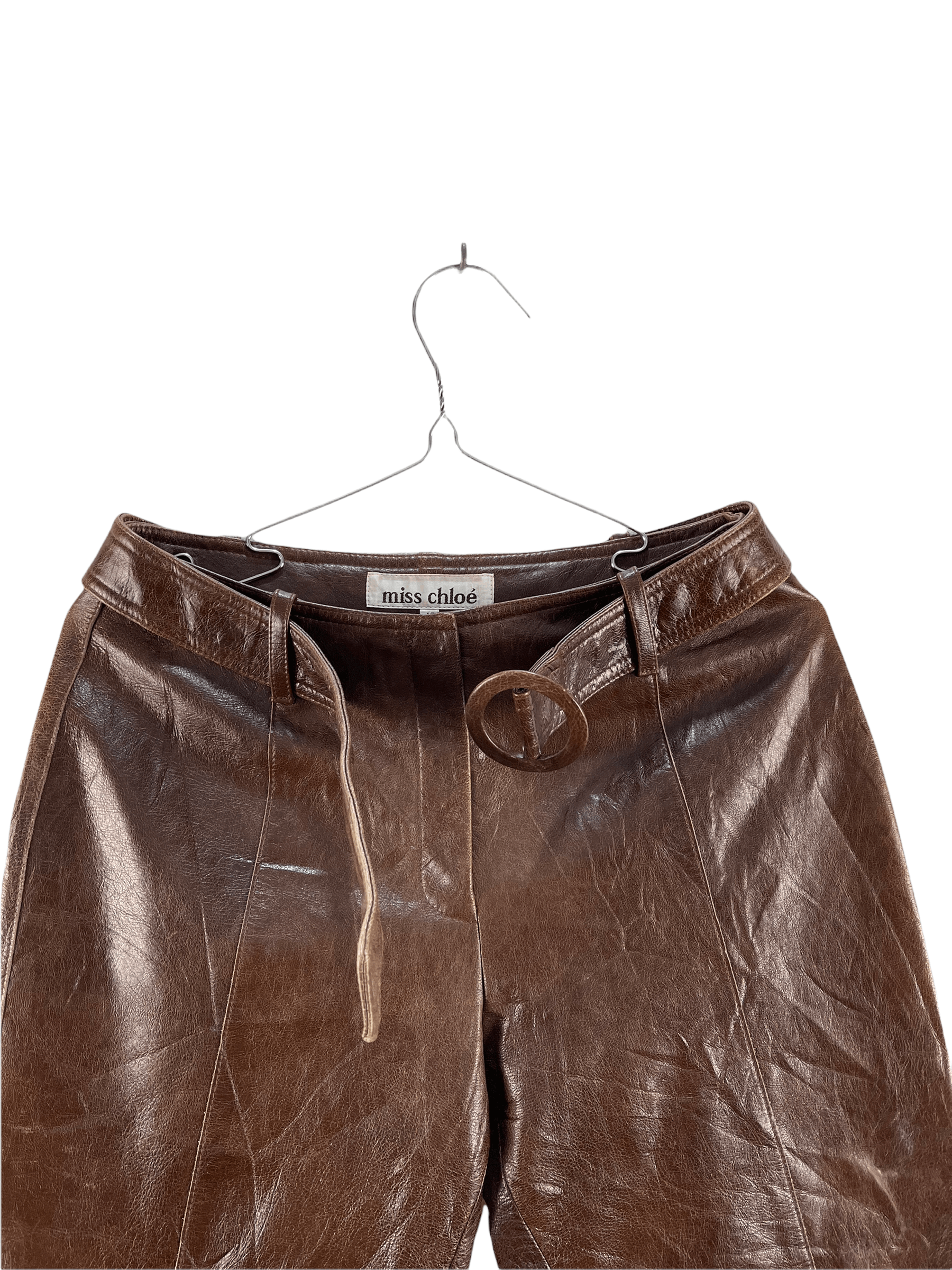 Chloe Miss Chloe Leather Pant Size 27" / US 4 / IT 40 - 7 Thumbnail