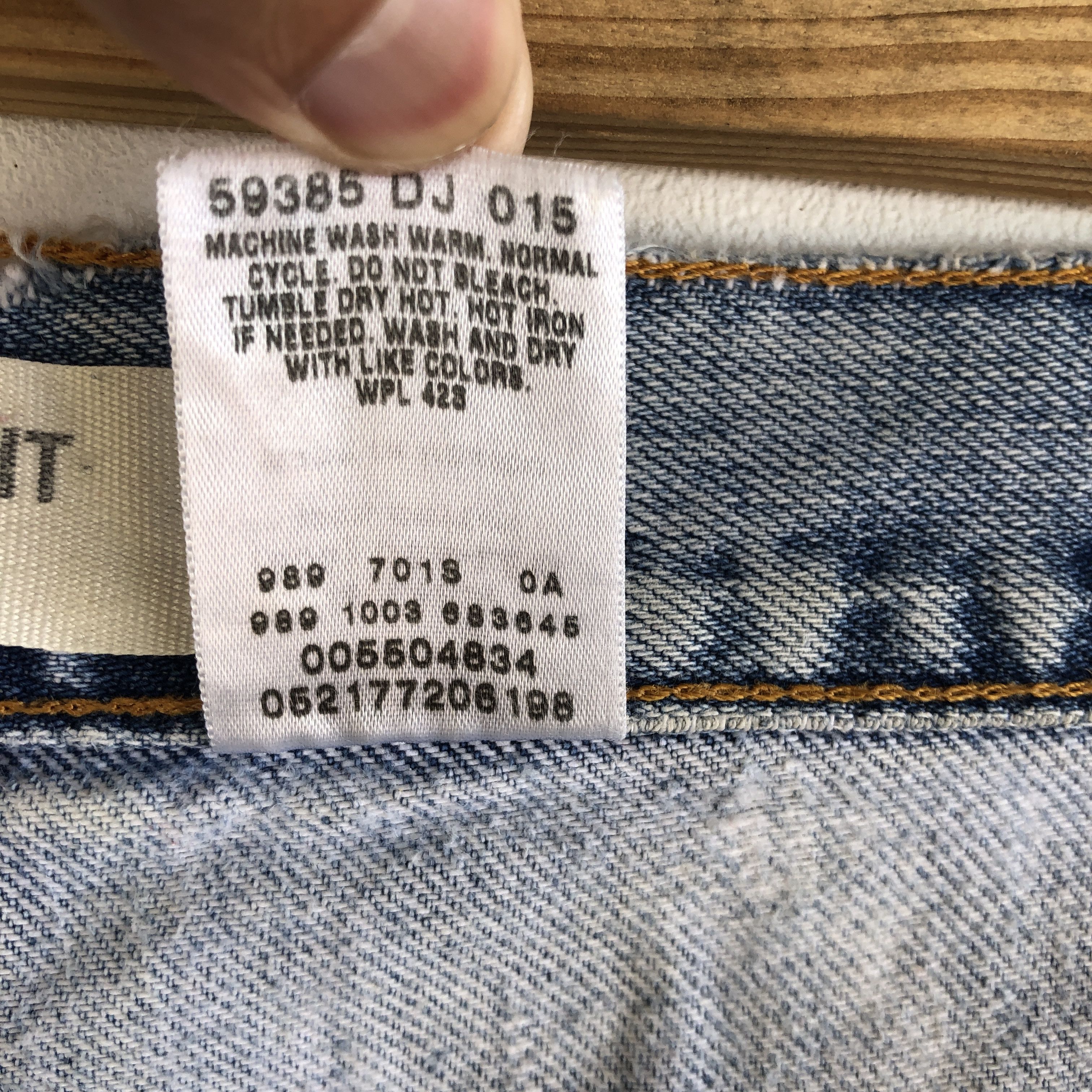 Levi's Vintage Washed Levis Jeans Distressed Reworked Faded Denim Size US 34 / EU 50 - 10 Thumbnail