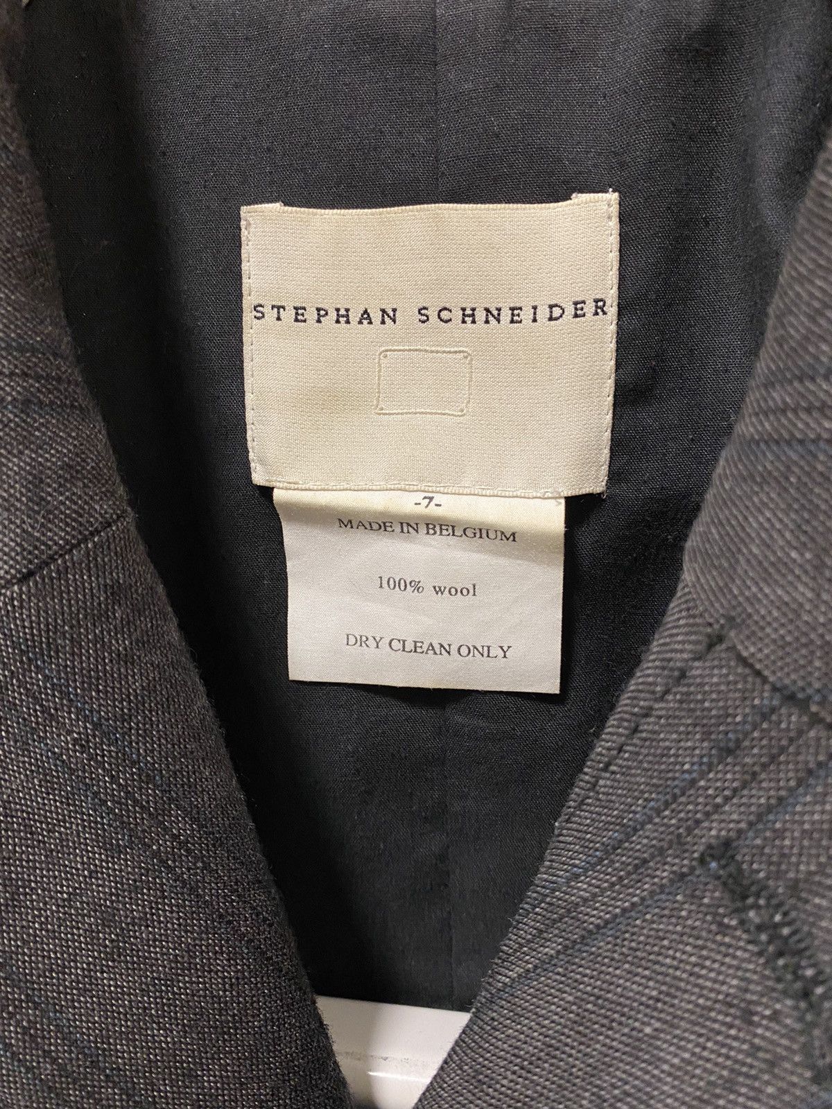 Stephan Schneider Stephan Schneider Striped Made in Belgium Long Wool Coat Size US XL / EU 56 / 4 - 6 Thumbnail