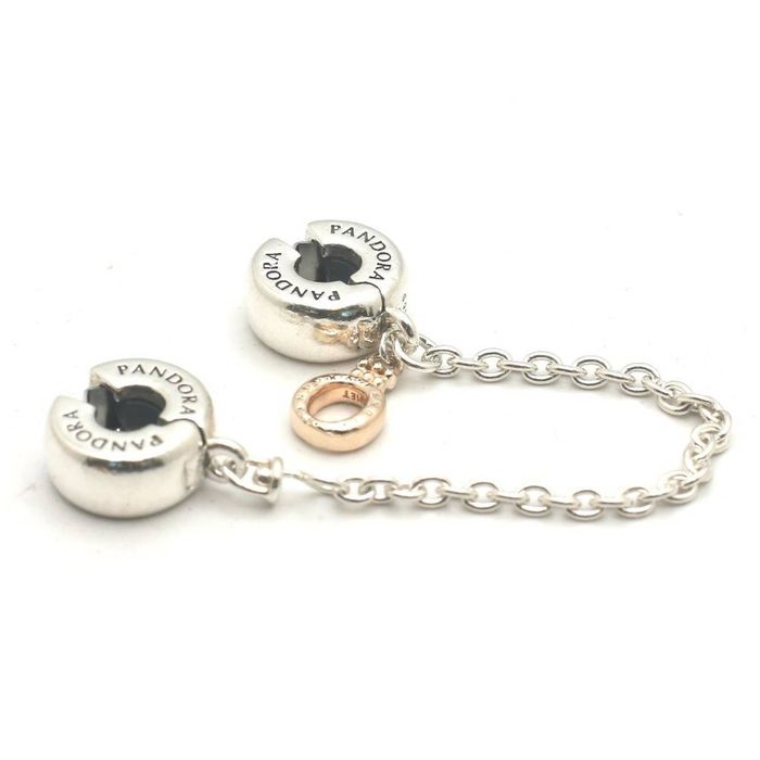 pandora Authentic PANDORA Dangling O Crown Safety Chain Grailed