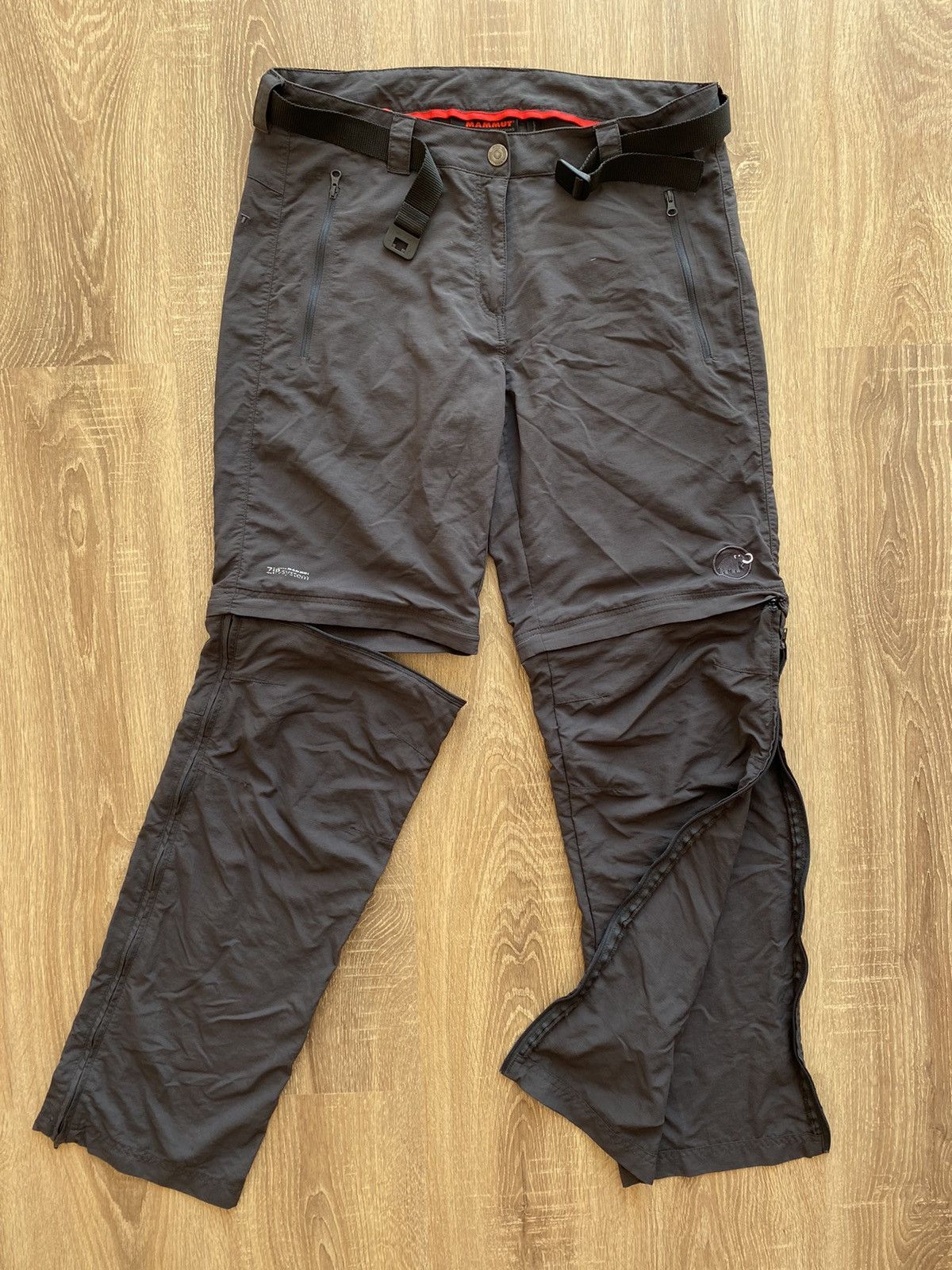 Womens Mammut Pants Transformer Zip Off System Trousers Outdoor Size 42