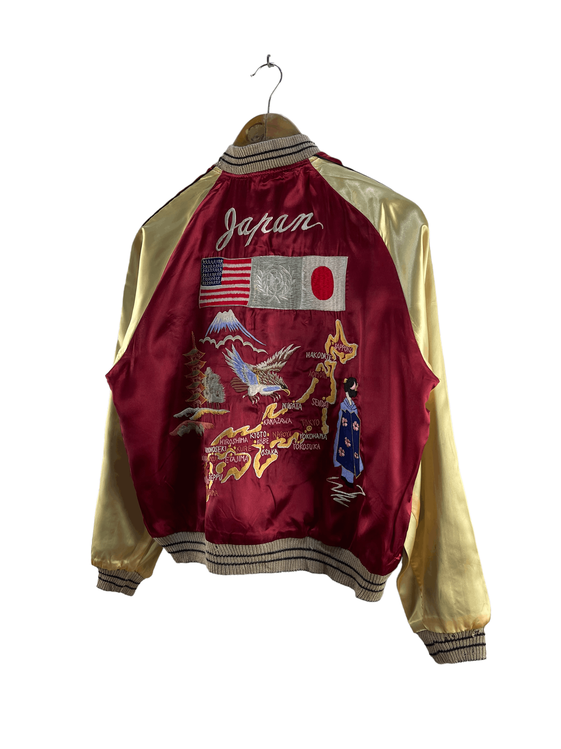 Toyo Enterprises VINTAGE OKINAWA GEISHA JAPAN BY TOYO SUKAJAN REVERSIBLE Size US S / EU 44-46 / 1 - 6 Thumbnail