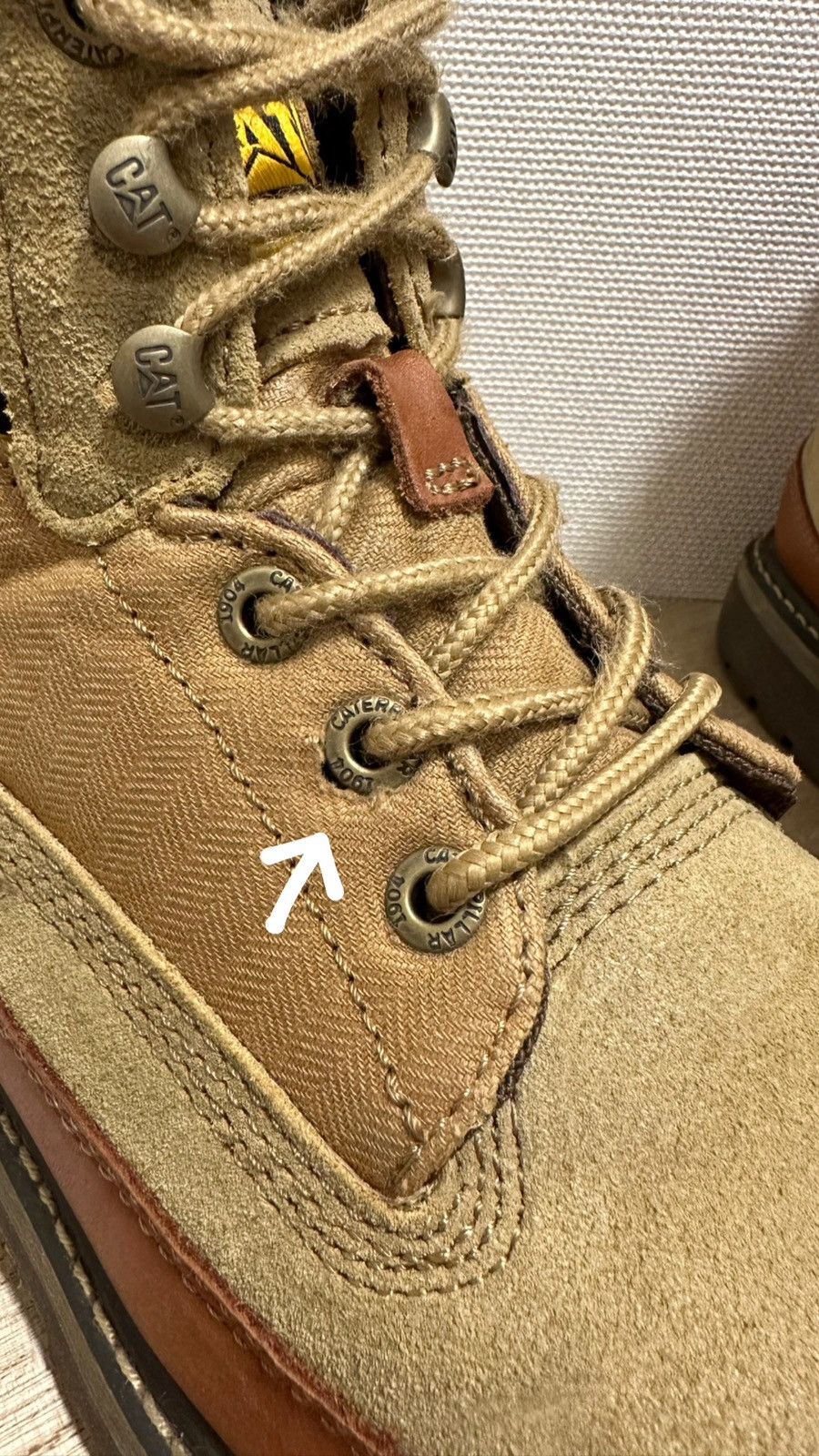 Nigel Cabourn Nigel Cabourn x Caterpillar Unisex leather Brown Utah Boots Size US 9.5 / EU 42-43 - 19 Thumbnail
