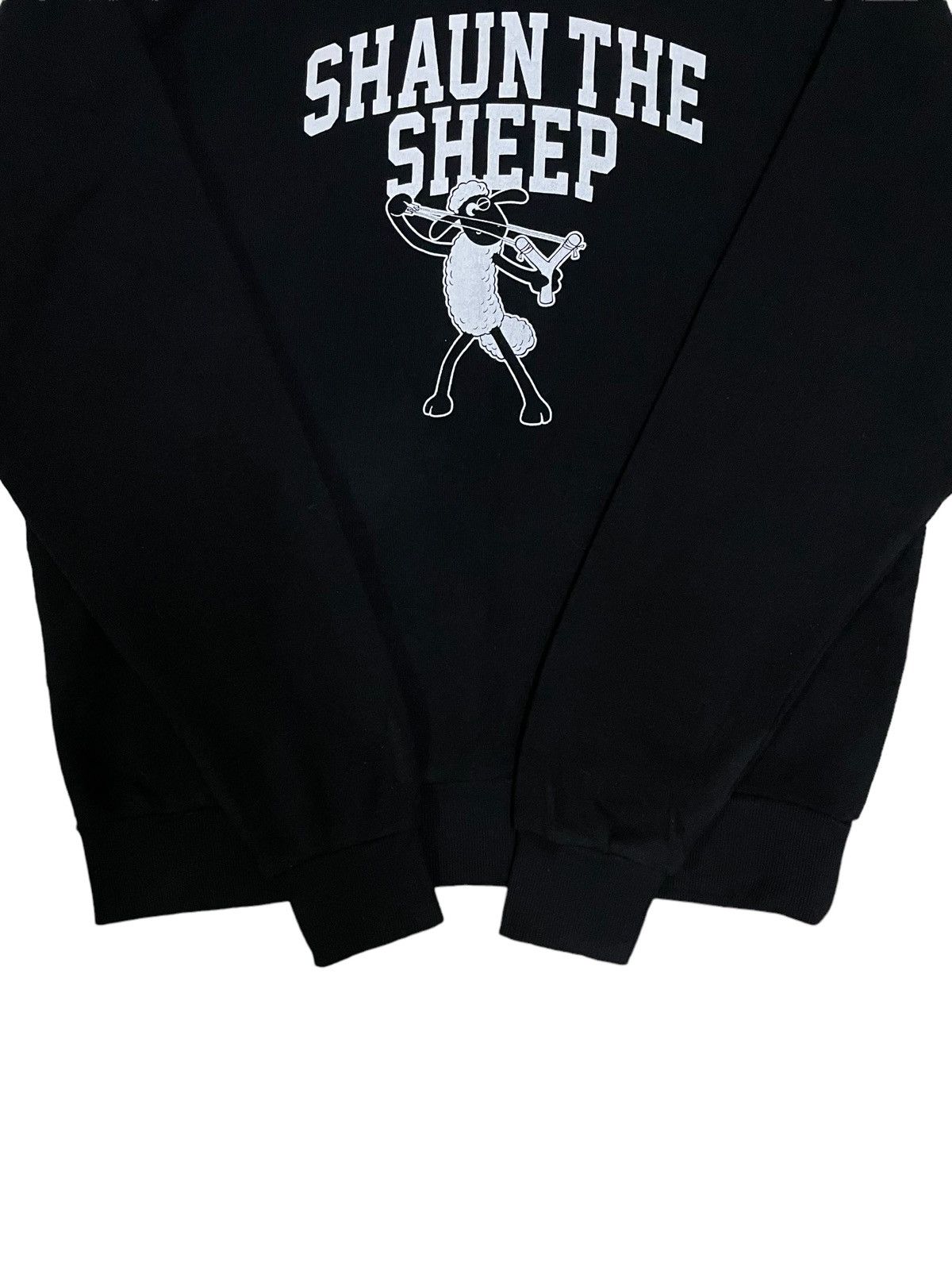 Cartoon Network Y2K Cartoon Shaun The Sheep Big Spellout Image Sweatshirt Size US L / EU 52-54 / 3 - 6 Thumbnail