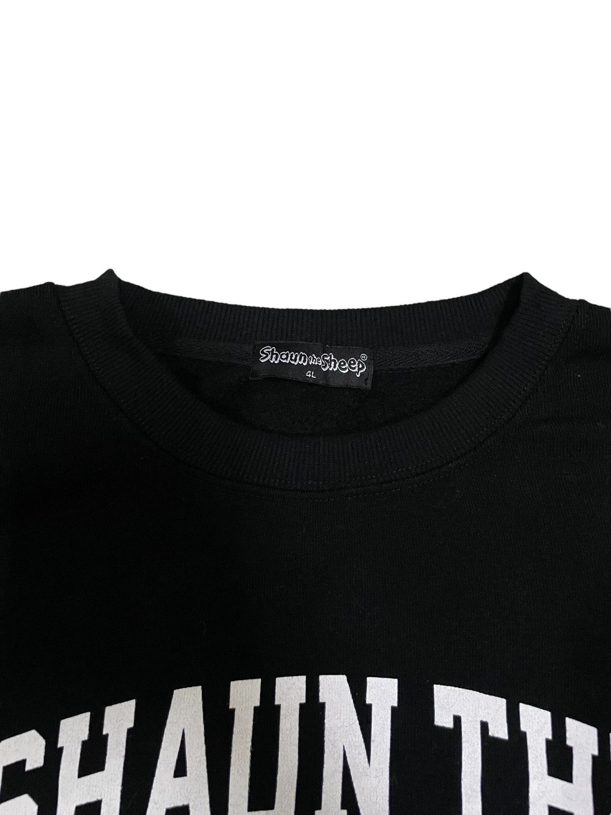 Cartoon Network Y2K Cartoon Shaun The Sheep Big Spellout Image Sweatshirt Size US L / EU 52-54 / 3 - 9 Thumbnail