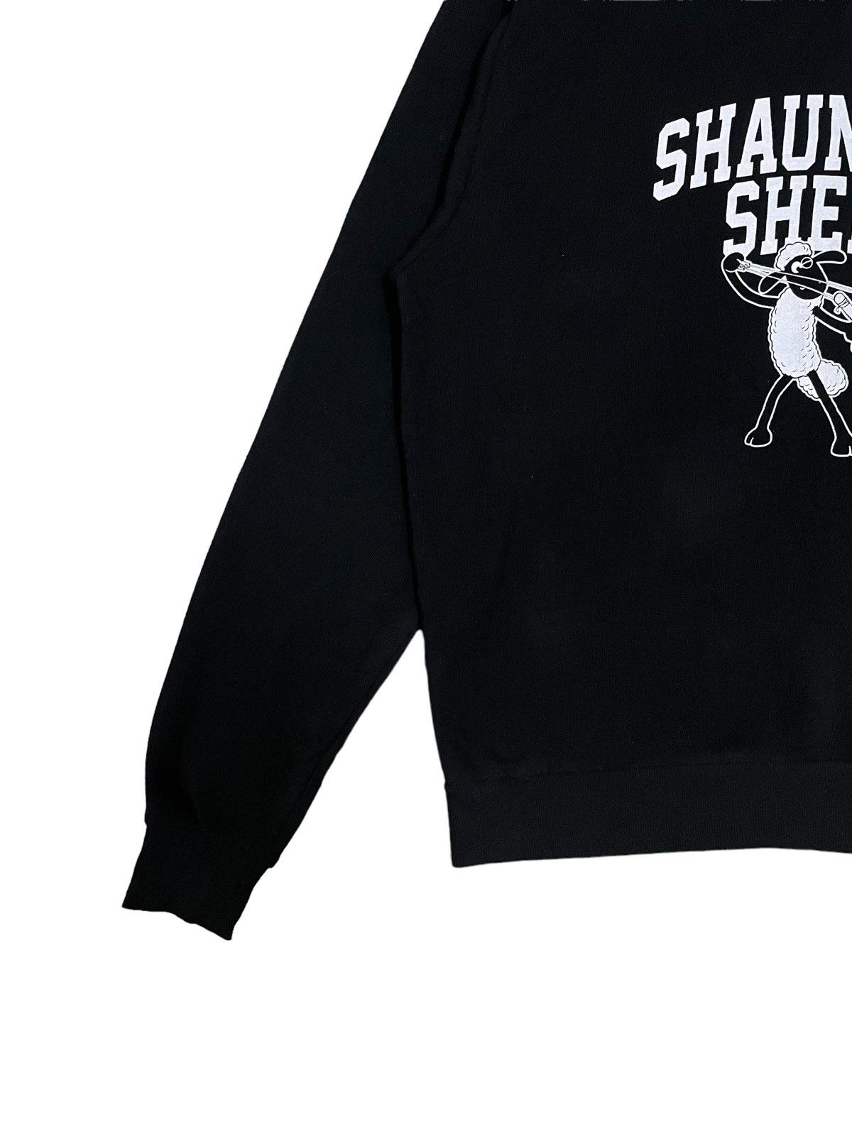 Cartoon Network Y2K Cartoon Shaun The Sheep Big Spellout Image Sweatshirt Size US L / EU 52-54 / 3 - 4 Thumbnail