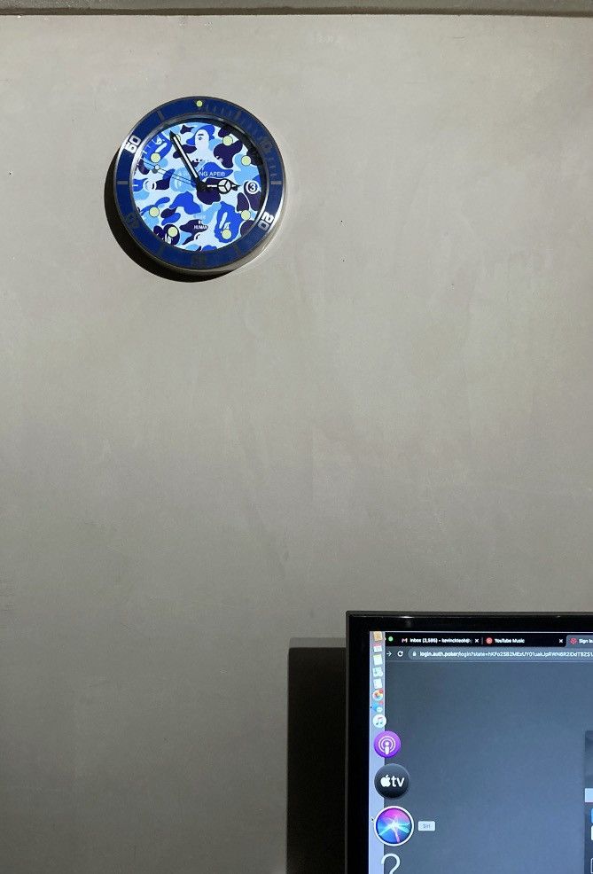 Bape BAPEX WALL CLOCK CAMOUFLAGE APE BATHING Size ONE SIZE - 3 Thumbnail