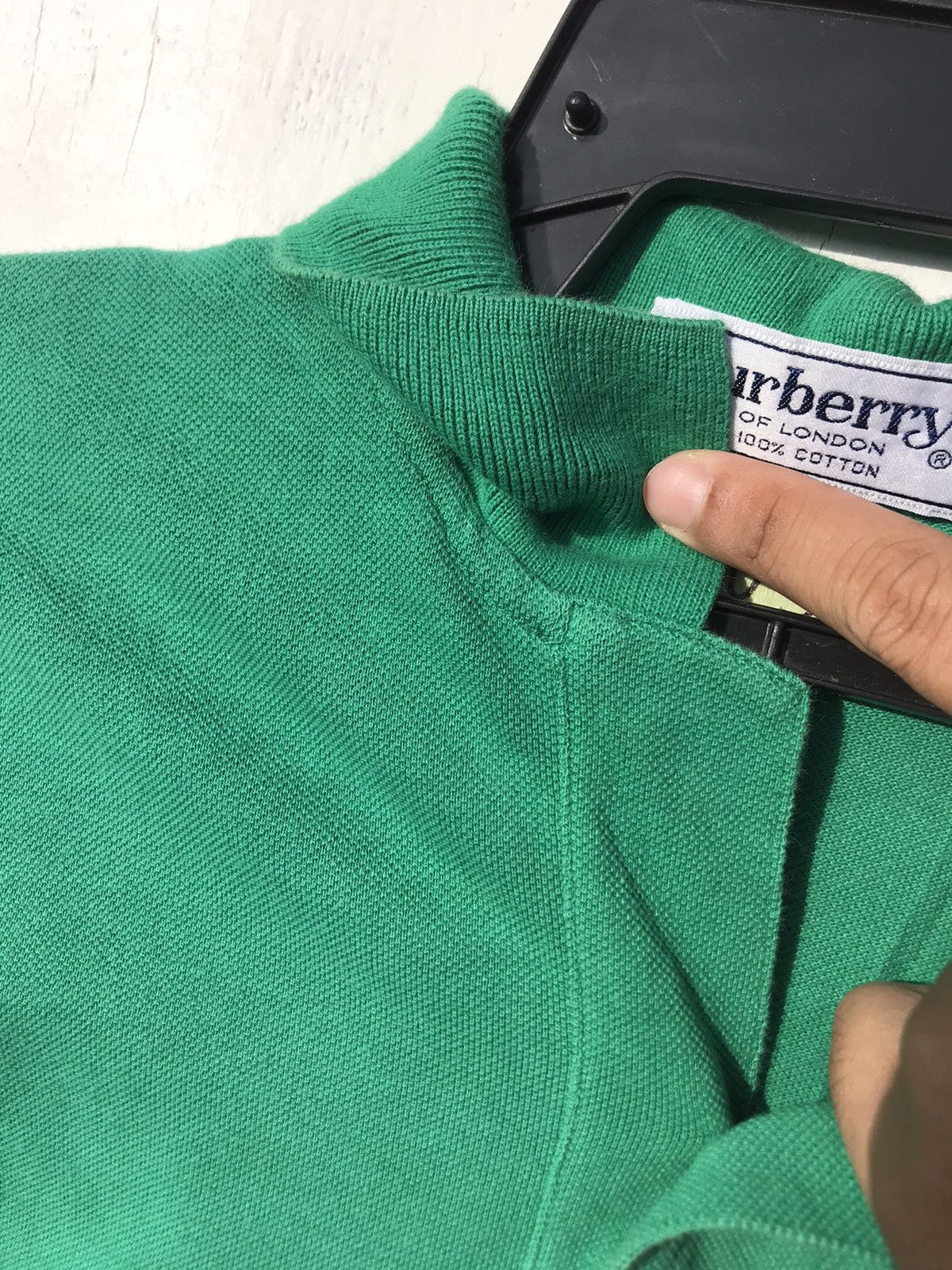 Burberry Vintage Burberrys Logo Polo Shirt Size US S / EU 44-46 / 1 - 5 Thumbnail