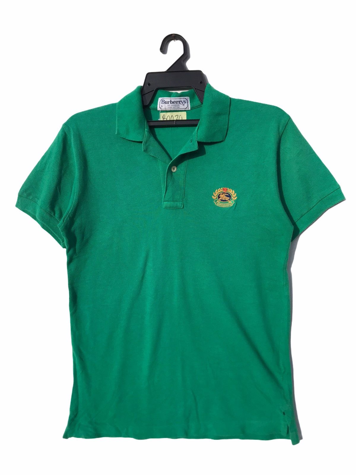 Burberry Vintage Burberrys Logo Polo Shirt Size US S / EU 44-46 / 1 - 1 Thumbnail