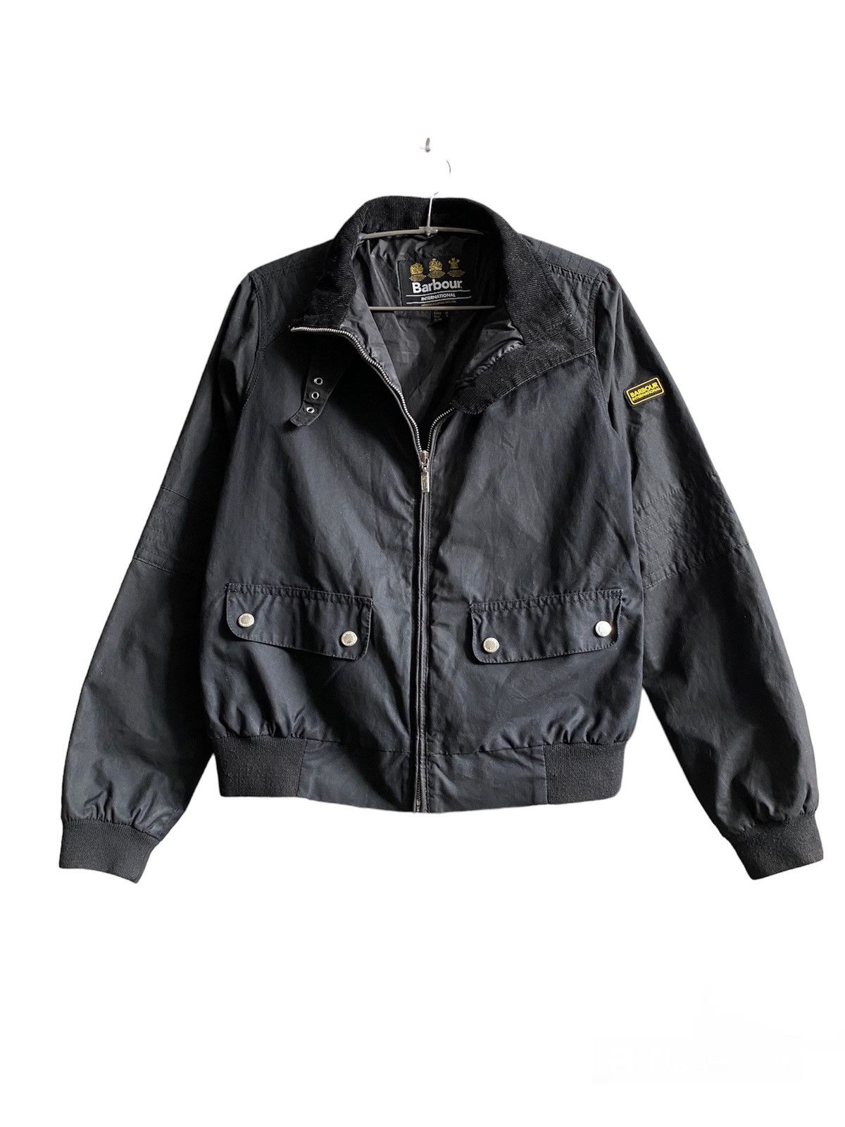 Barbour BARBOUR International Tain Womens Wax Bomber Jacket Grailed