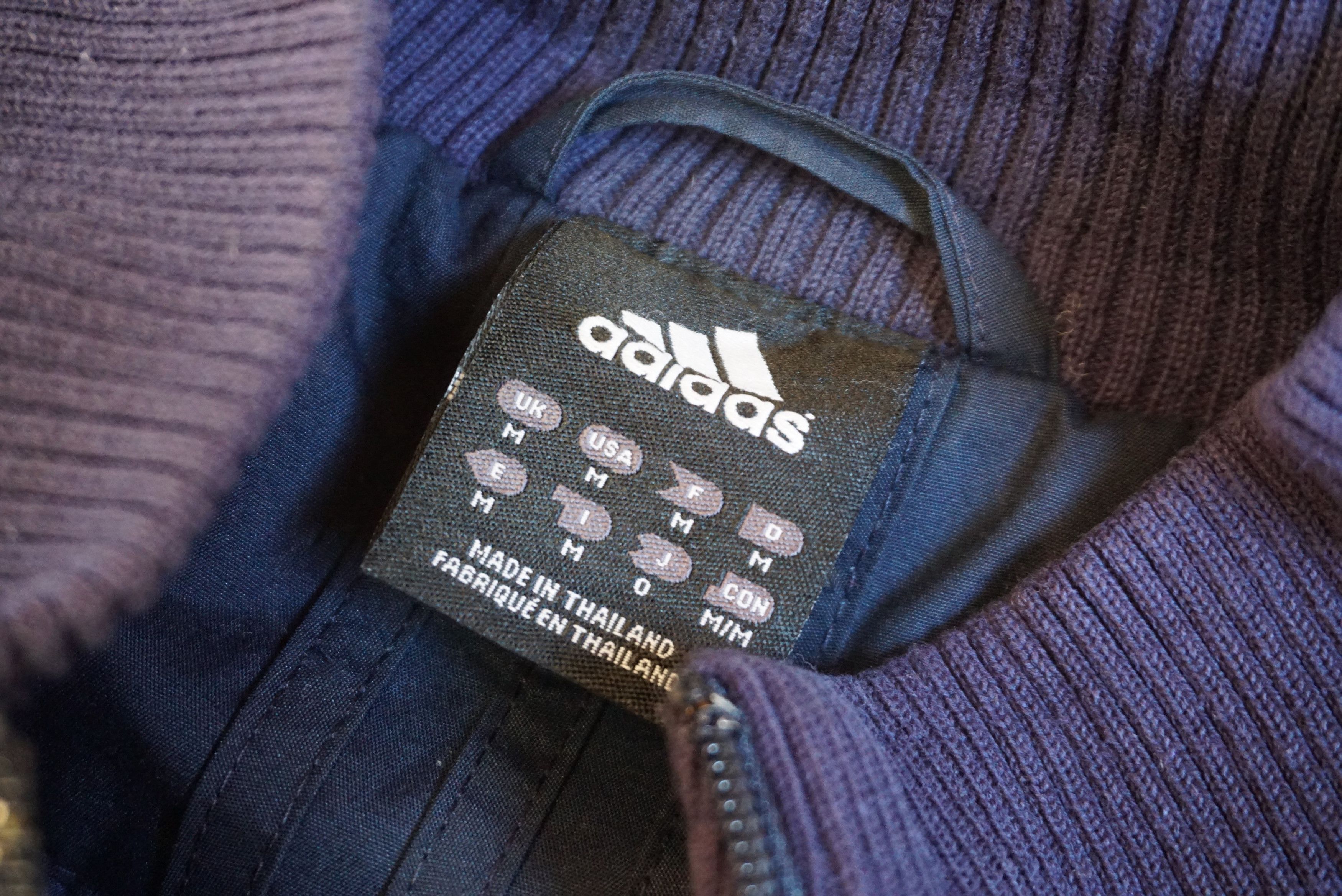 Adidas ADIDAS jacket navy bomber Medium M three stripes padded Y2K Size US M / EU 48-50 / 2 - 19 Thumbnail