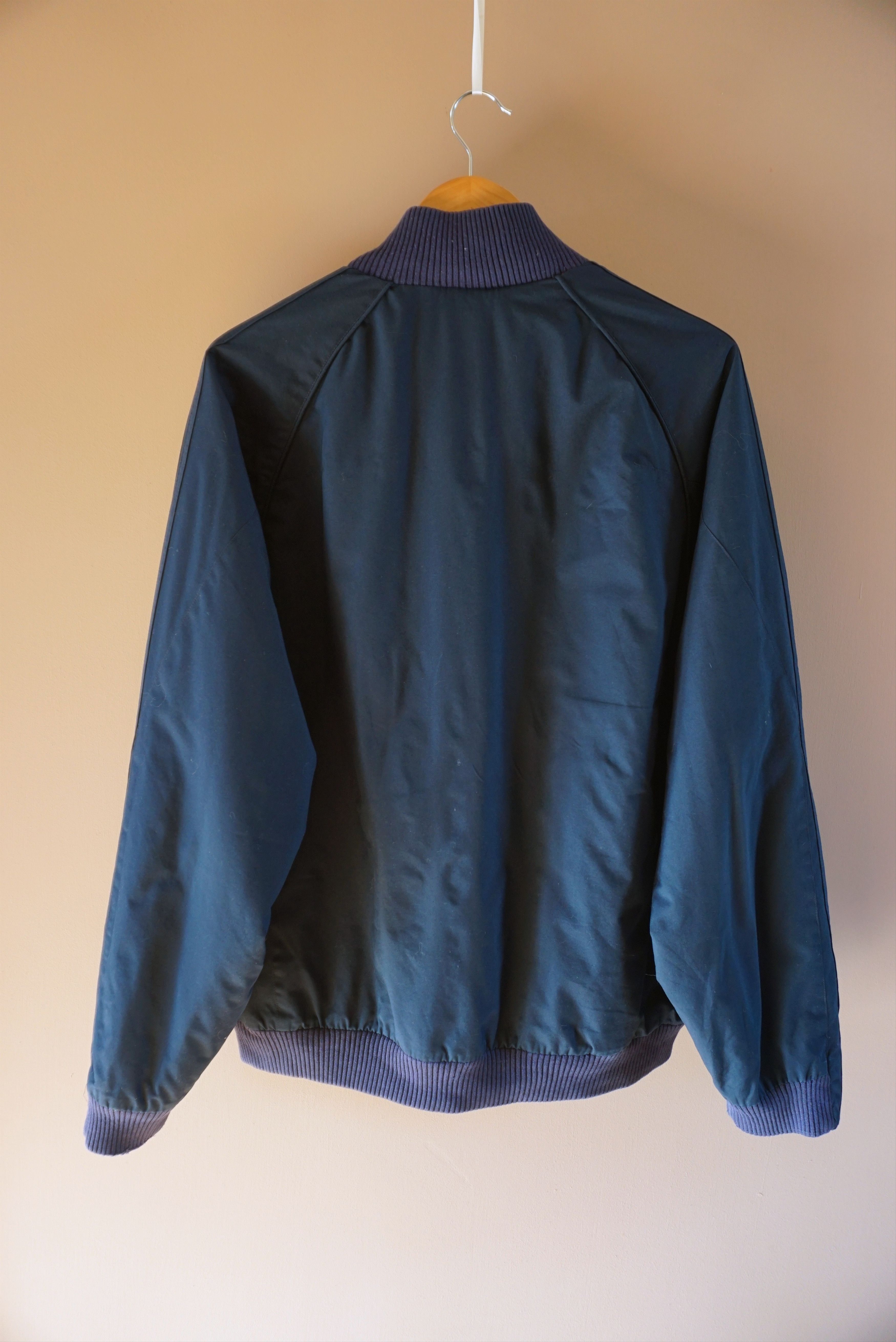 Adidas ADIDAS jacket navy bomber Medium M three stripes padded Y2K Size US M / EU 48-50 / 2 - 7 Thumbnail