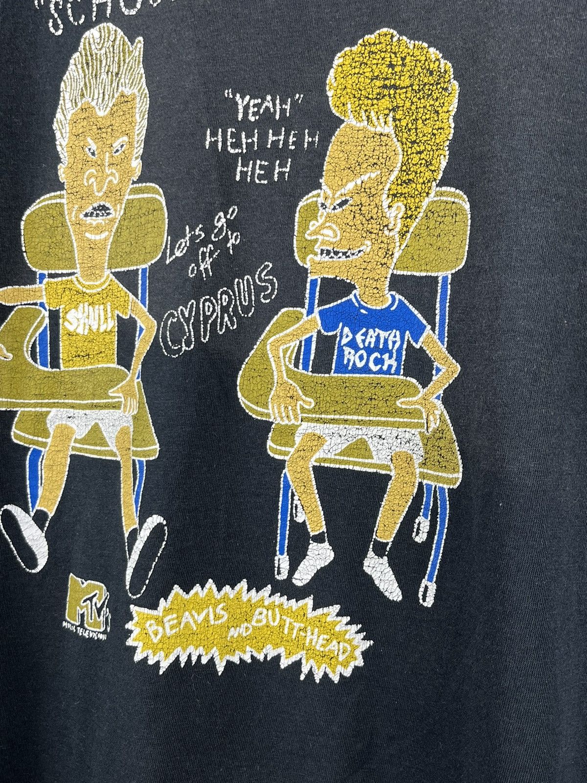 Mtv 1993 Beavis and Butthead Vintage Shirt school sucks Size US M / EU 48-50 / 2 - 4 Thumbnail