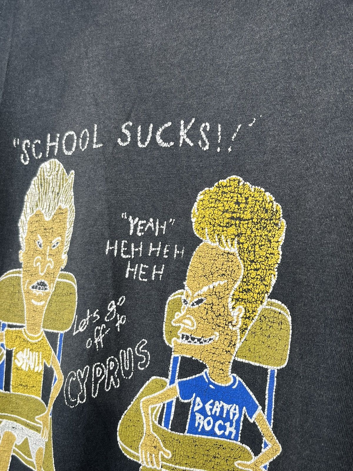 Mtv 1993 Beavis and Butthead Vintage Shirt school sucks Size US M / EU 48-50 / 2 - 5 Thumbnail