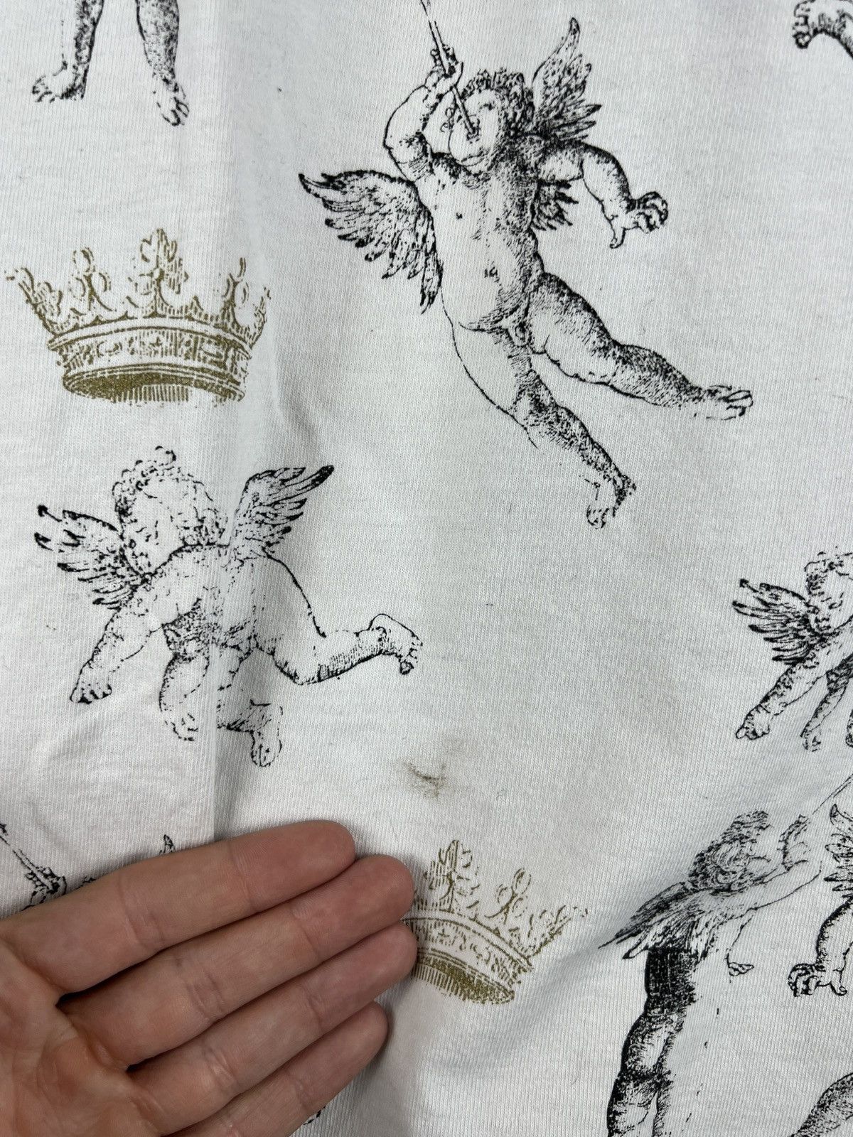 Vintage Vintage 1990 Religion small baby angels tee Size US L / EU 52-54 / 3 - 14 Thumbnail