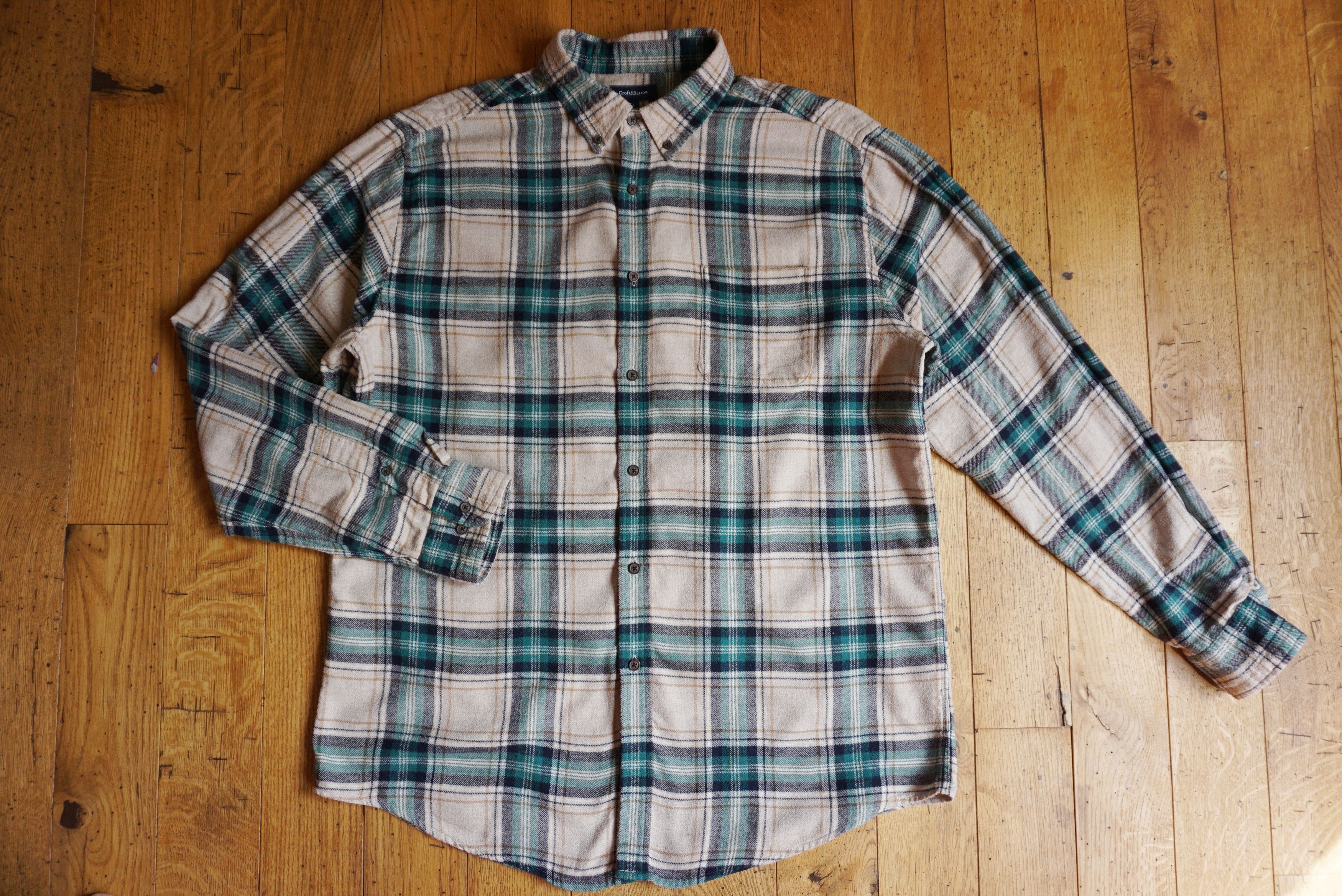 Croft & Barrow Croft & Barrow L Large regular shirt casual checked flannel Size US L / EU 52-54 / 3 - 16 Thumbnail