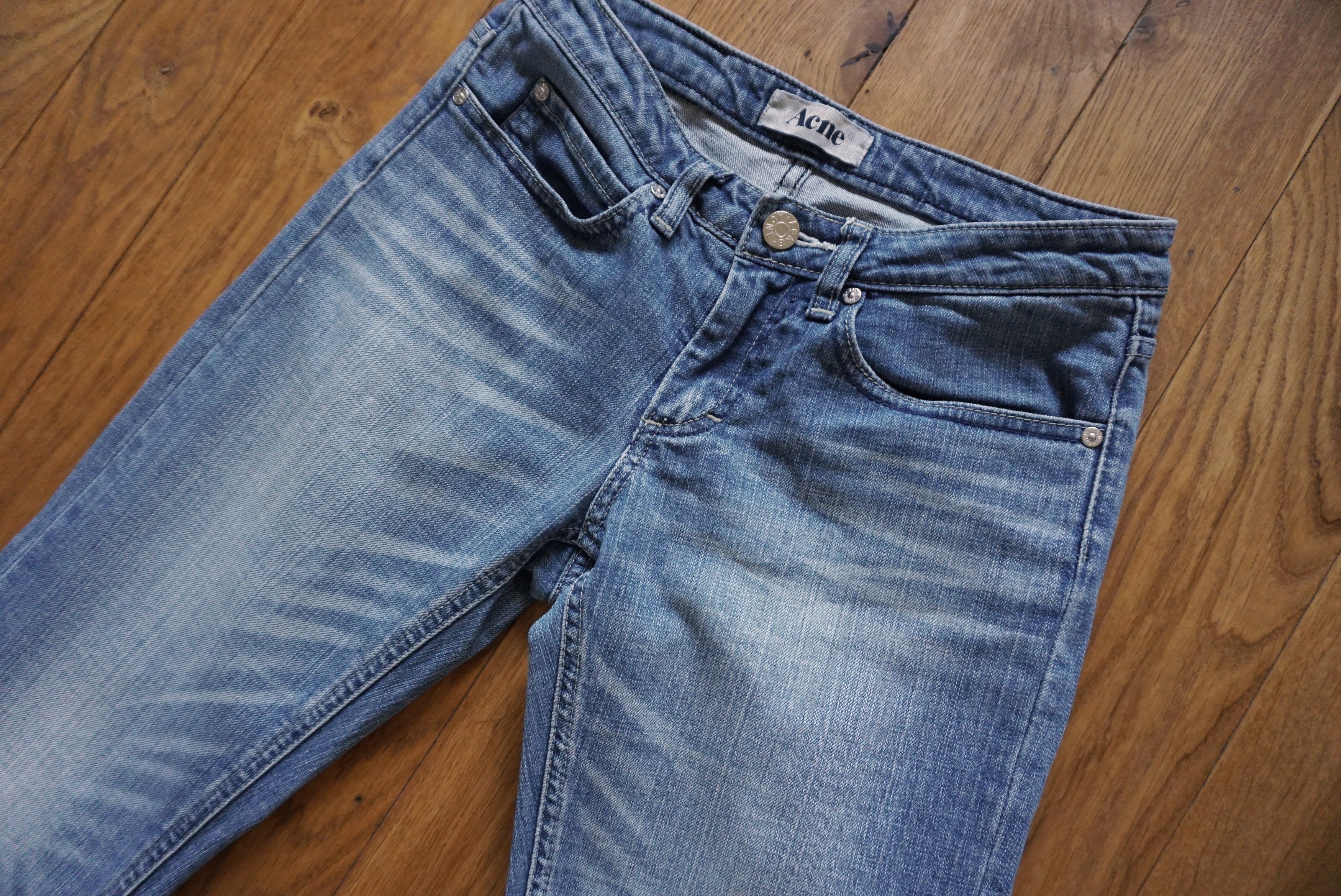 Acne Studios Womens ACNE studios Hepp Riss denim jeans 27/32 S straight Size 27" / US 4 / IT 40 - 6 Thumbnail