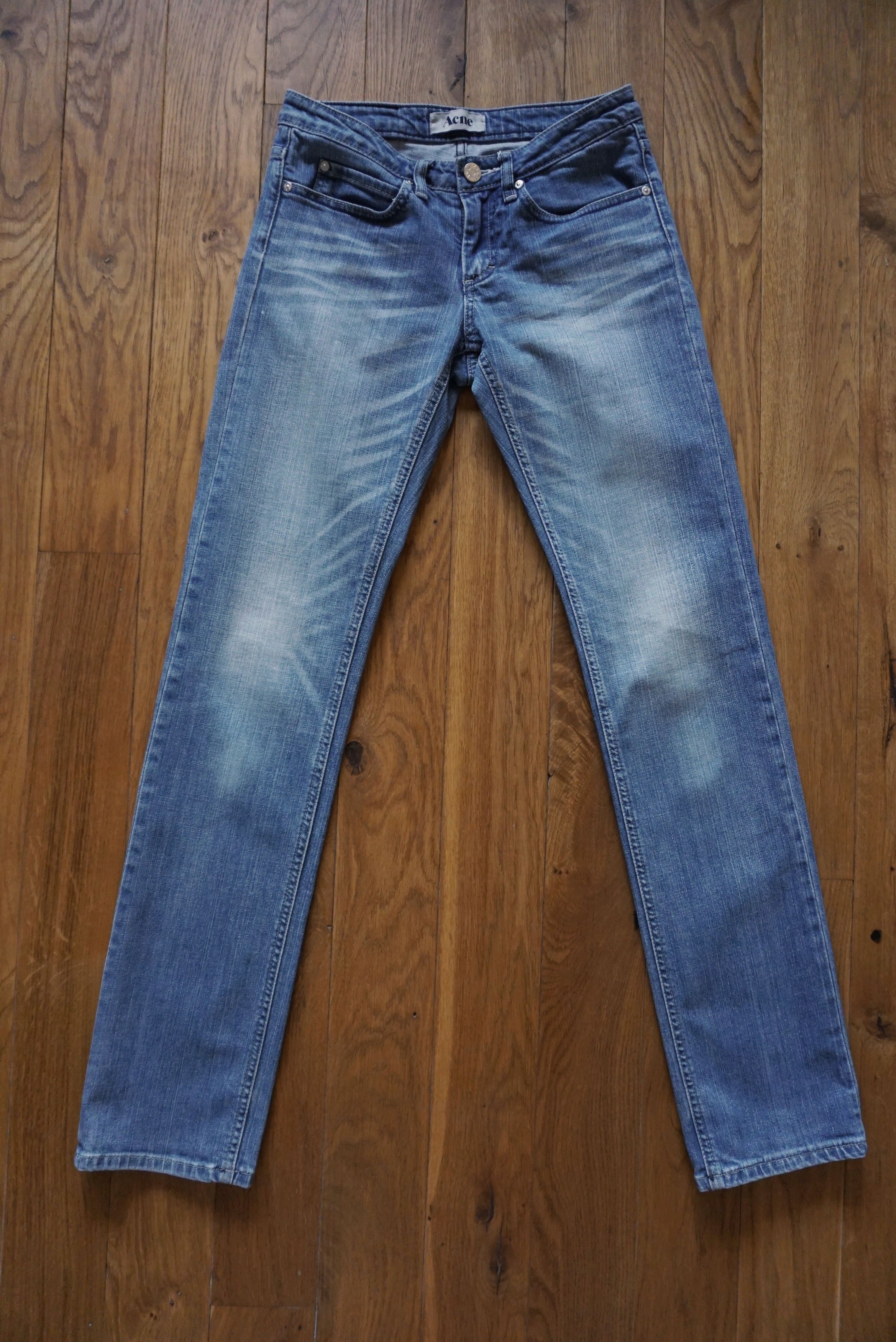 Acne Studios Womens ACNE studios Hepp Riss denim jeans 27/32 S straight Size 27" / US 4 / IT 40 - 3 Thumbnail