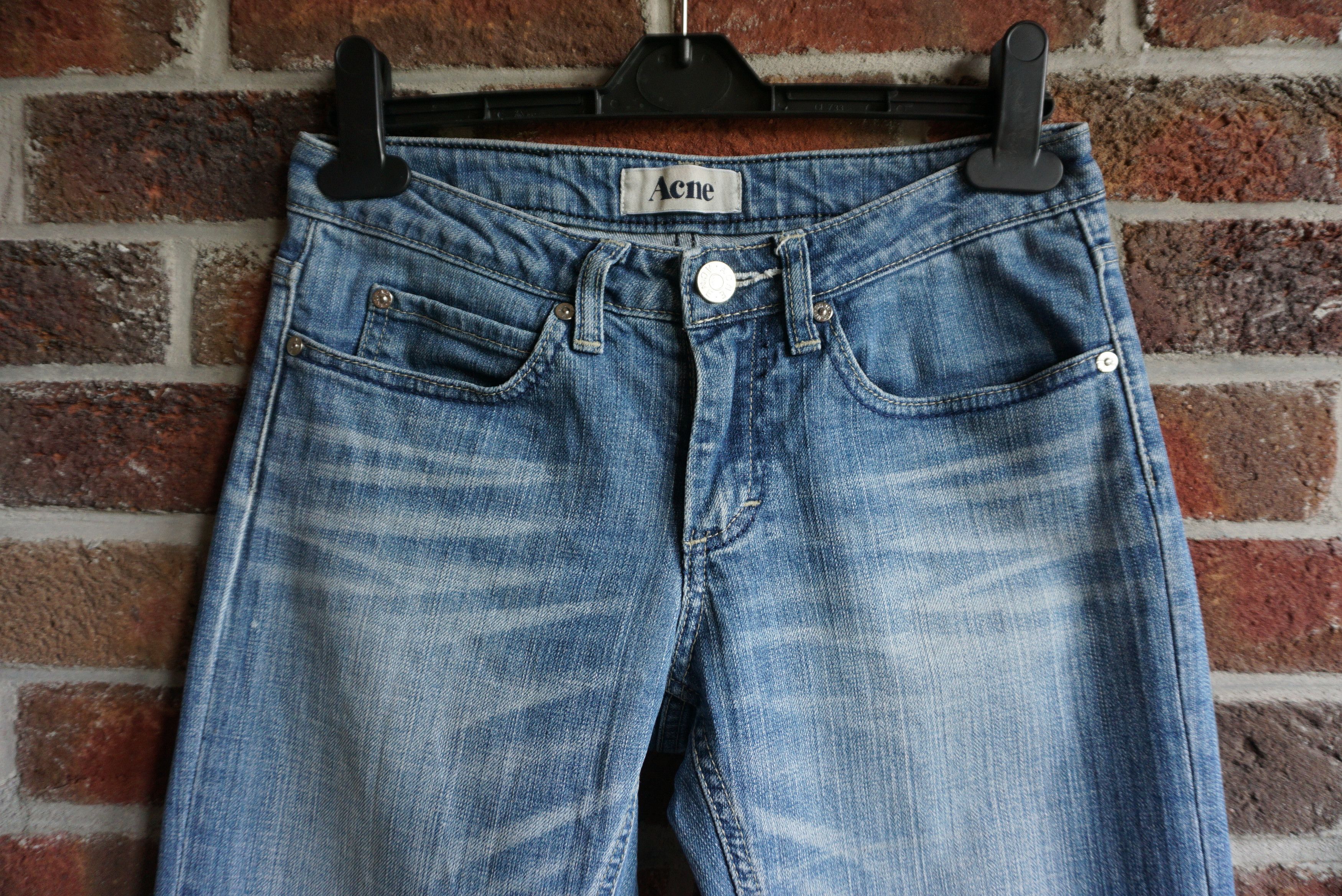 Acne Studios Womens ACNE studios Hepp Riss denim jeans 27/32 S straight Size 27" / US 4 / IT 40 - 12 Thumbnail
