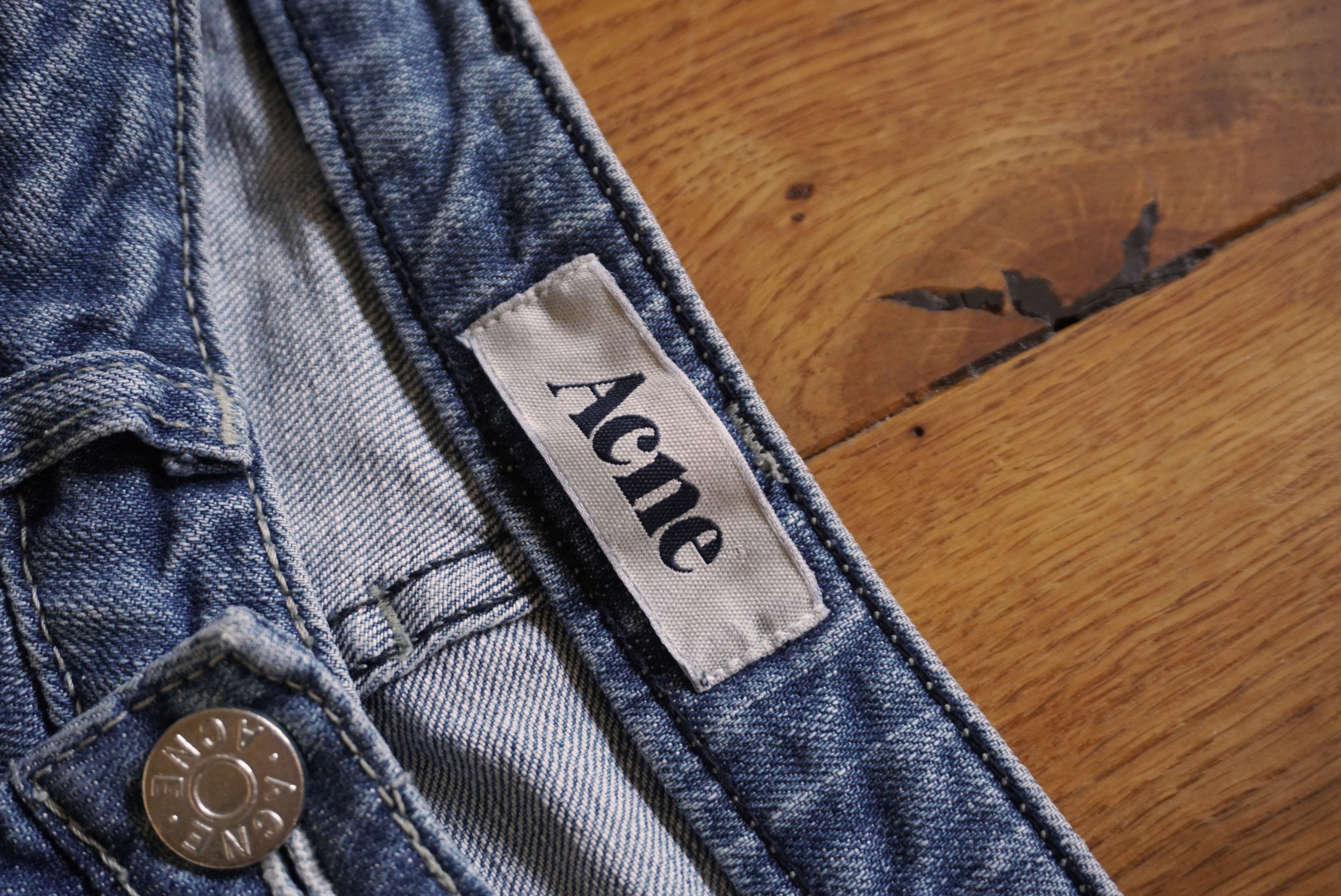 Acne Studios Womens ACNE studios Hepp Riss denim jeans 27/32 S straight Size 27" / US 4 / IT 40 - 8 Thumbnail