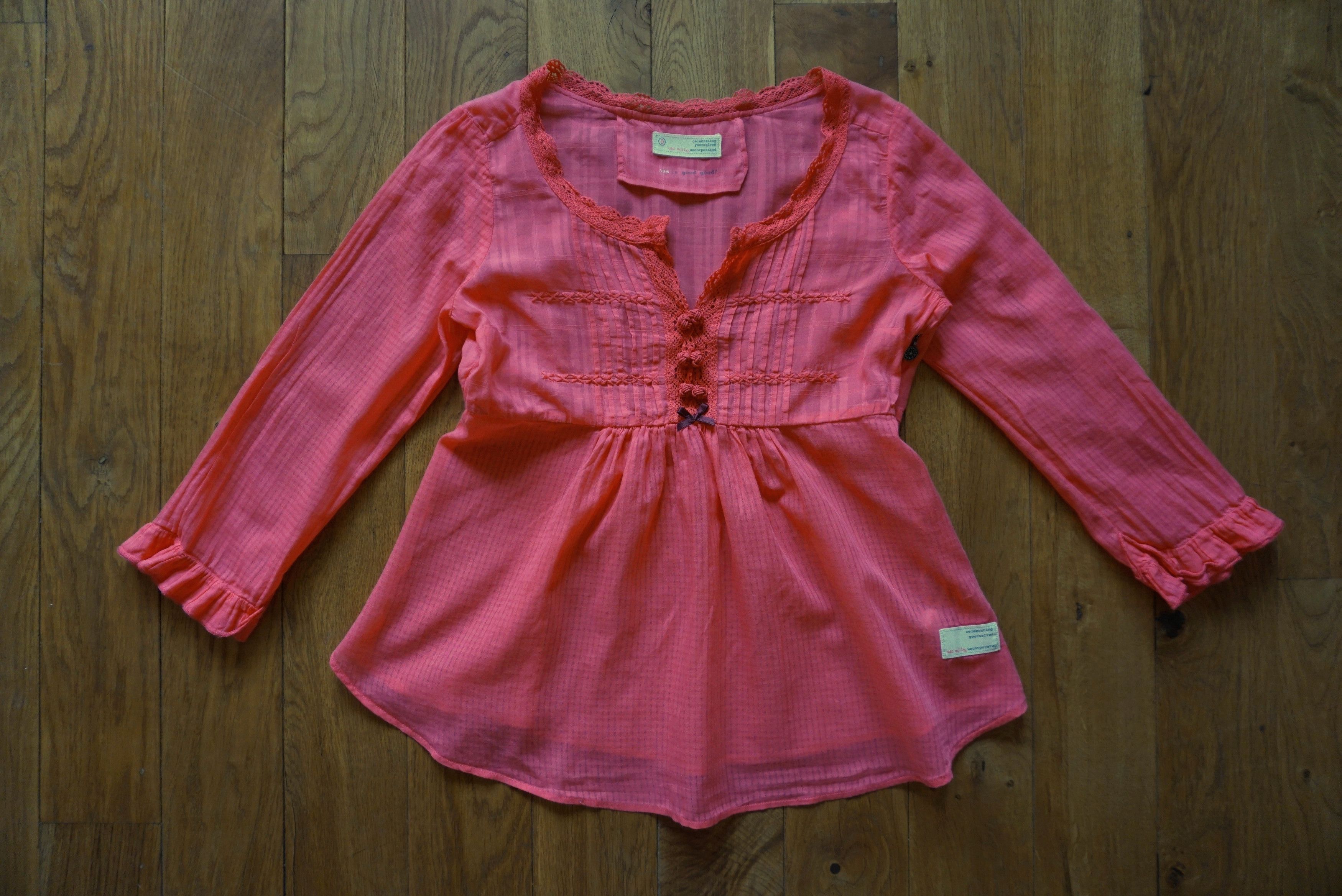 Odd Molly Womens Odd Molly 0 XS US 0/2 shirt blouse tunic lace ruffled Size XS / US 0-2 / IT 36-38 - 5 Thumbnail