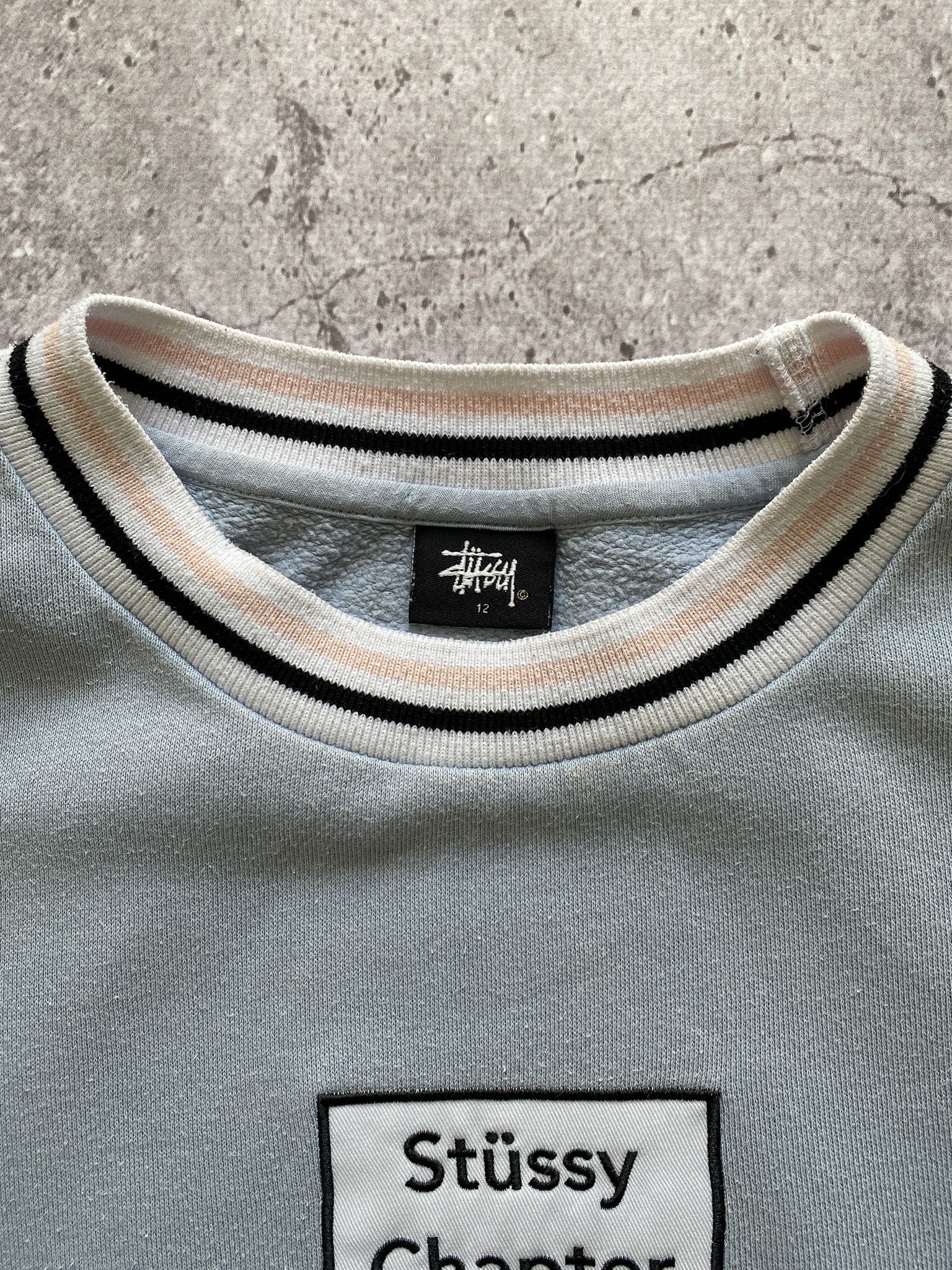 Stussy Stussy Y2k Crop Sweatshirt Size XL / US 12-14 / IT 48-50 - 8 Thumbnail
