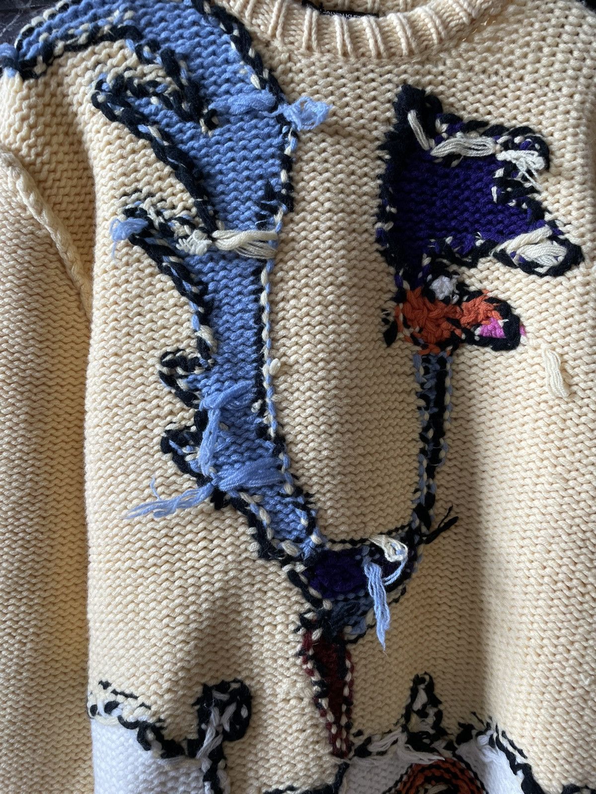 Calvin Klein 205W39NYC × Raf Simons FW18 Reversed Road Runner Hand Knit Size US S / EU 44-46 / 1 - 3 Thumbnail