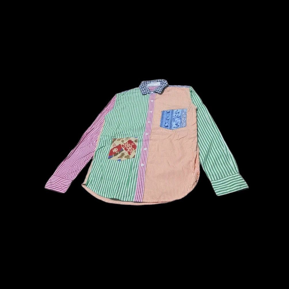 Japanese Brand × Vintage Striped Colour End And End NY Projects Long Sleeve Shirts Size US S / EU 44-46 / 1 - 3 Thumbnail