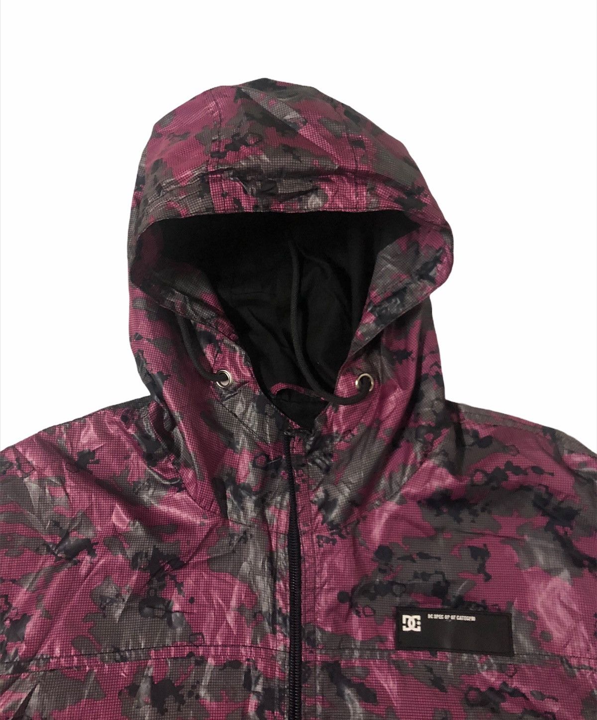 DC × Vintage 🔥Dc Windbreaker Camo Jacket With Hoodies Size US M / EU 48-50 / 2 - 5 Thumbnail