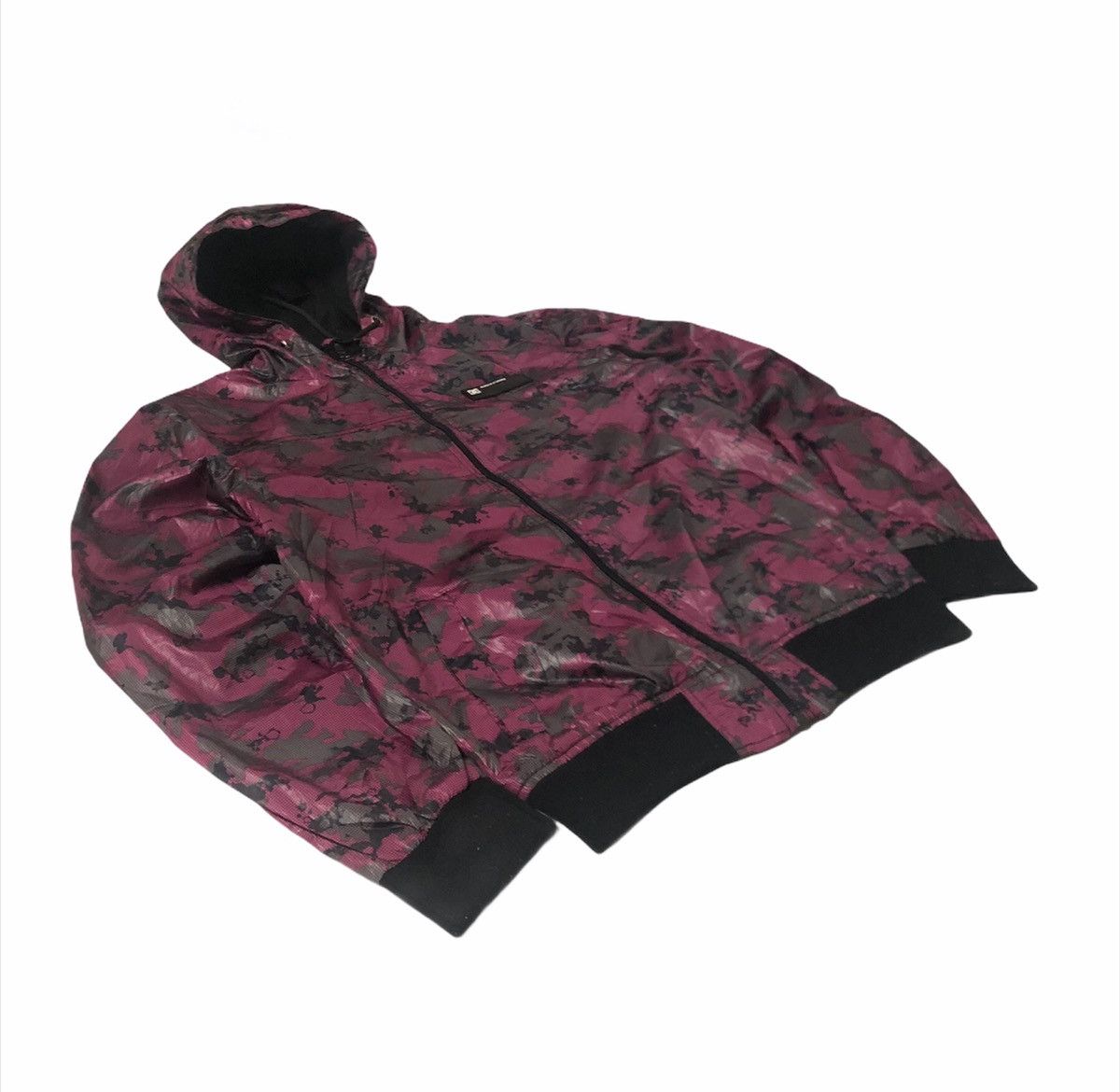 DC × Vintage 🔥Dc Windbreaker Camo Jacket With Hoodies Size US M / EU 48-50 / 2 - 4 Thumbnail