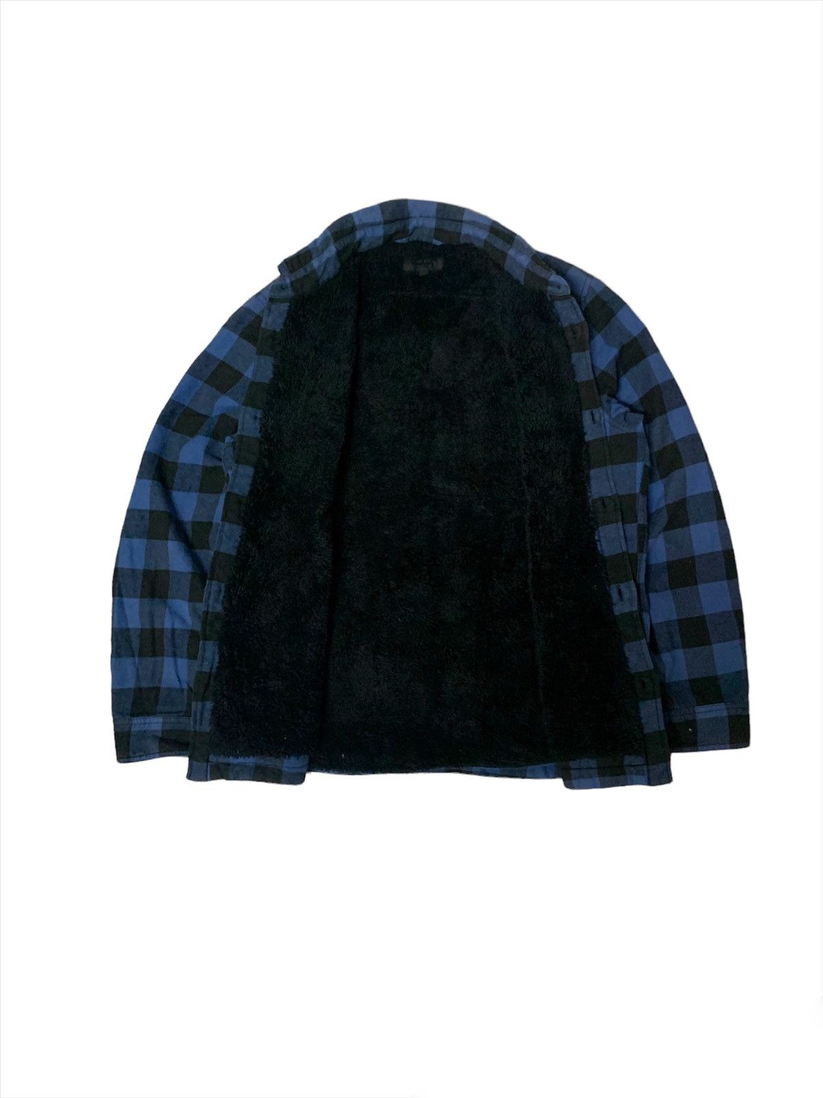 Japanese Brand × Uniqlo Uniqlo Check Jacket Faux Fur Inside Size US M / EU 48-50 / 2 - 2 Thumbnail