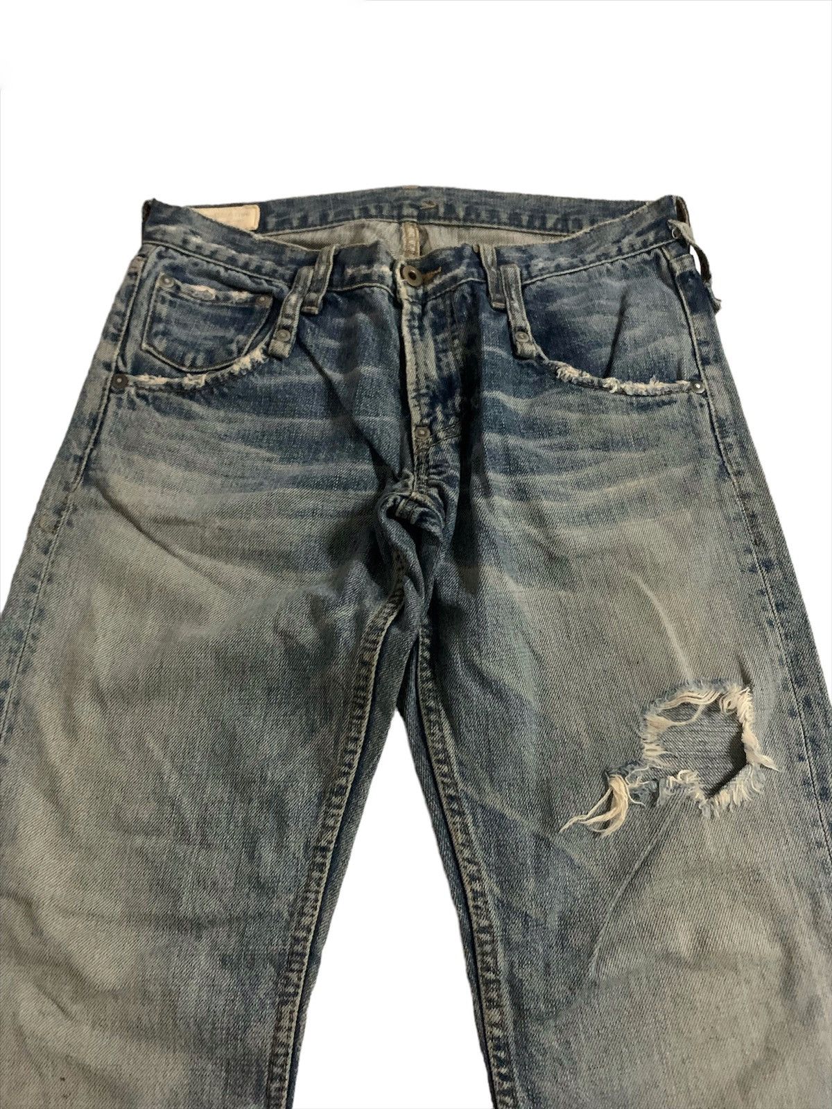 Japanese Brand Alternative Denim Jeans Styles With Button Leg Size US 30 / EU 46 - 6 Thumbnail